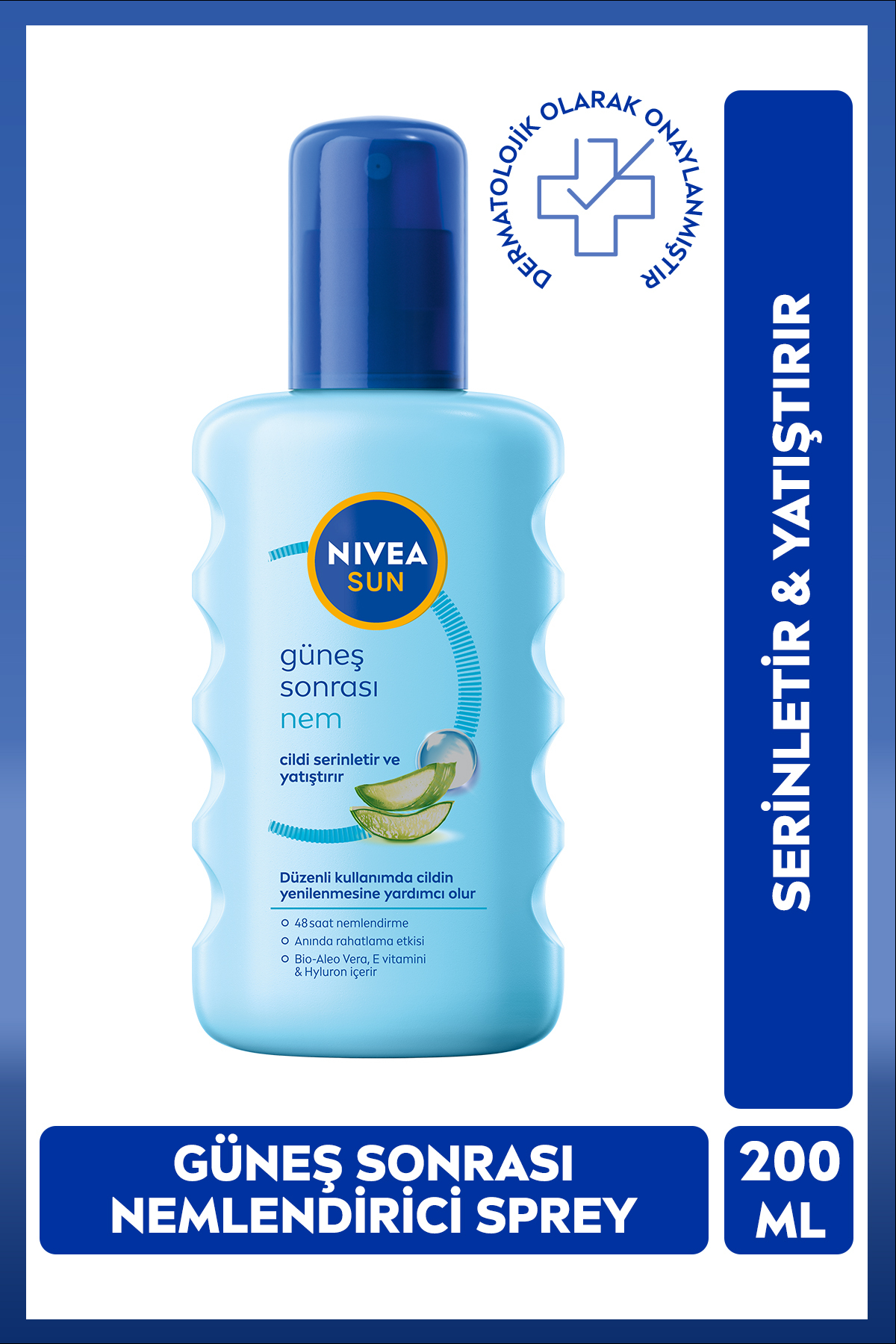 Sun Güneş Sonrası Nemlendirici 200ml Ve Q10 Sıkılaştırıcı Bronzluk Vücut Losyonu 200ml, Çanta Hediye — SET.NVE.1059 — تصویر 6 از 7