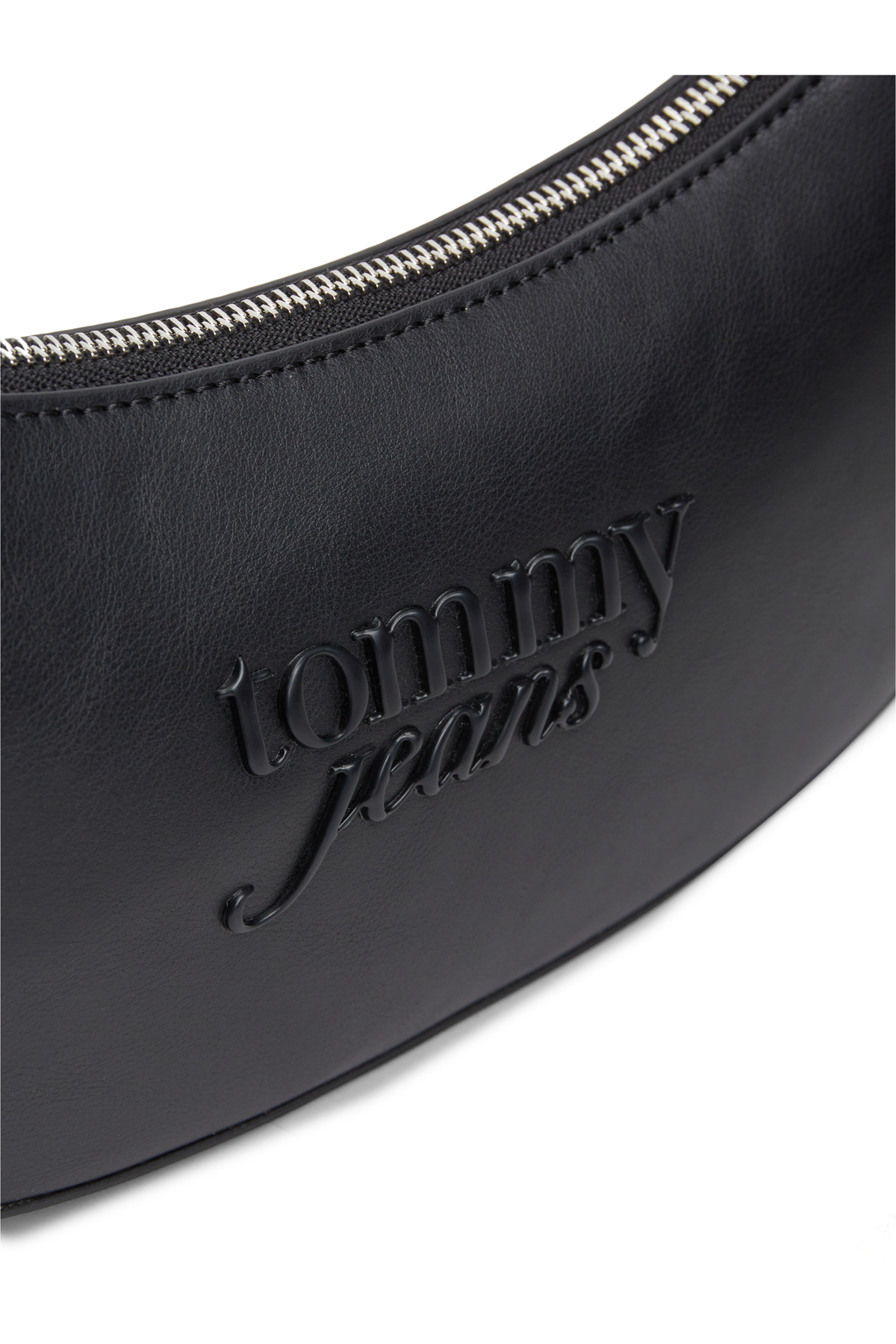 Kadın Logo Kabartmalı Ayarlanabilir Uzun Askılı Fermuarlı Omuz Çantası Tommy Hilfiger تامی هیلفیگر اورجینال - تصویر 2