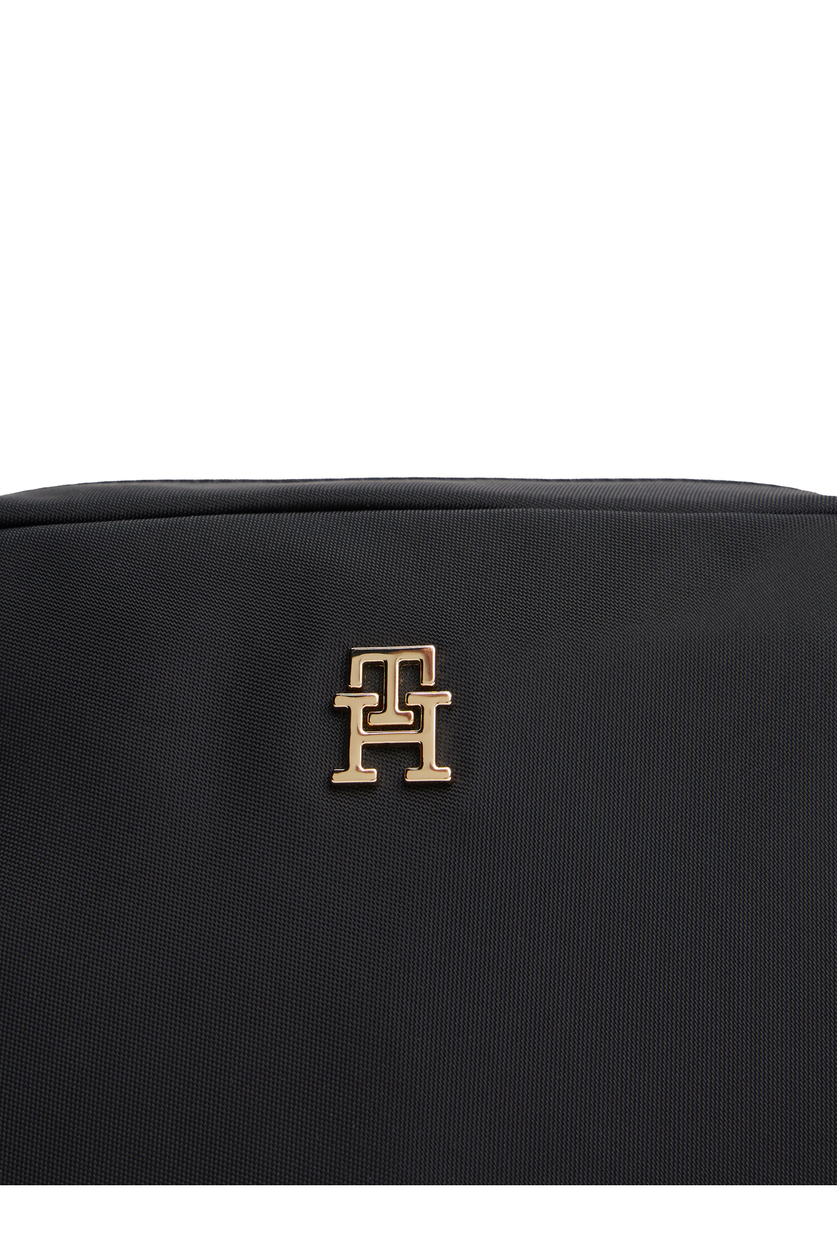 Kadın Ayarlanabilir Omuz Askılı TH Monogram Logolu Siyah Çanta Tommy Hilfiger تامی هیلفیگر اورجینال - تصویر 4