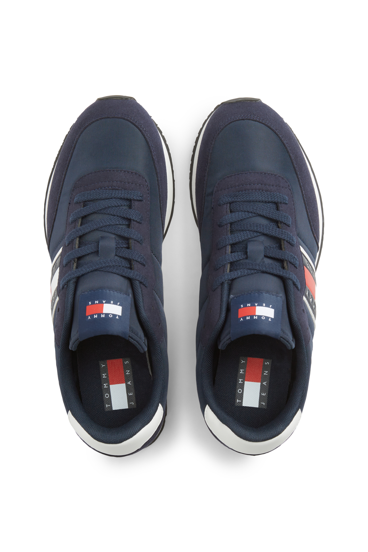 اسنیکر آبی سرمه ای مردانه کارل Tommy Hilfiger تامی هیلفیگر اورجینال - تصویر 11