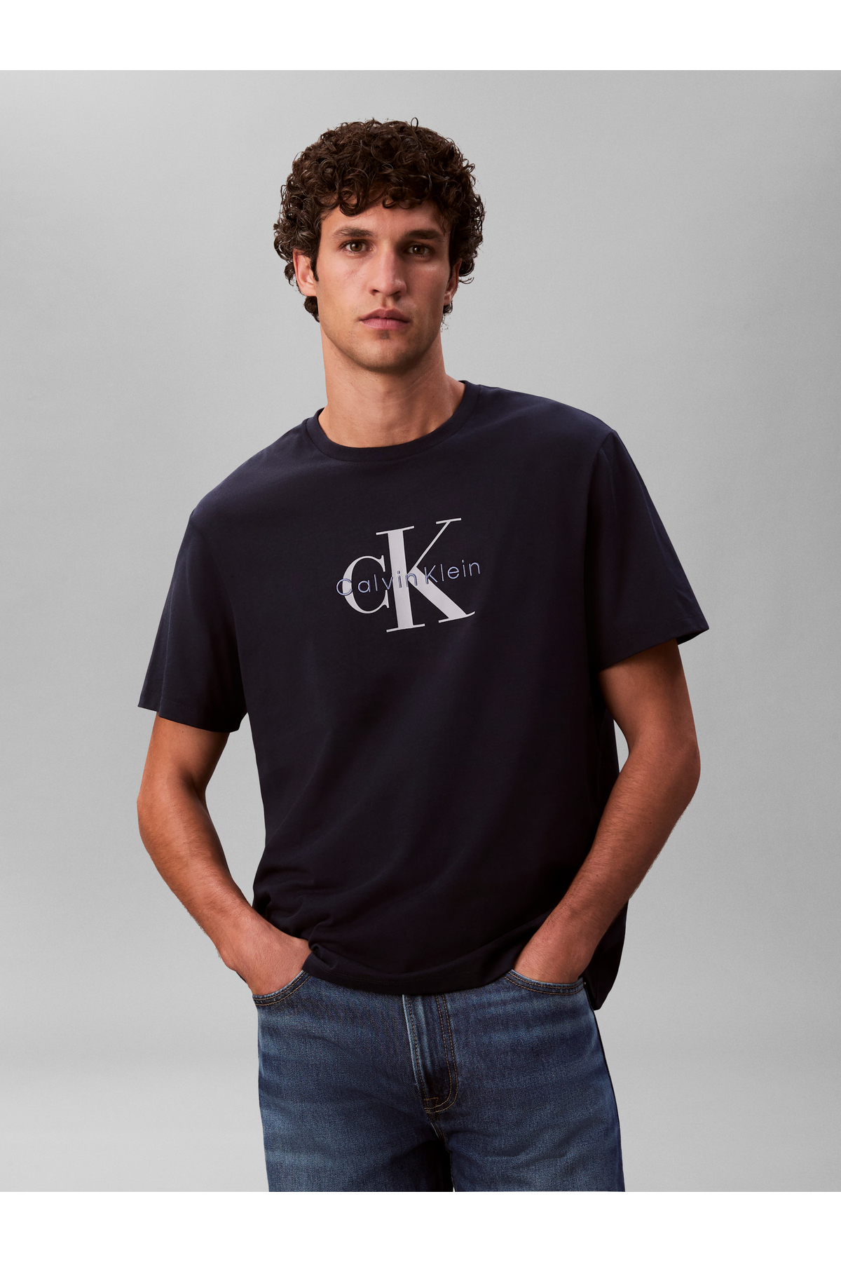 Calvin Klein Tričko SS Hero Monologo 20. roky