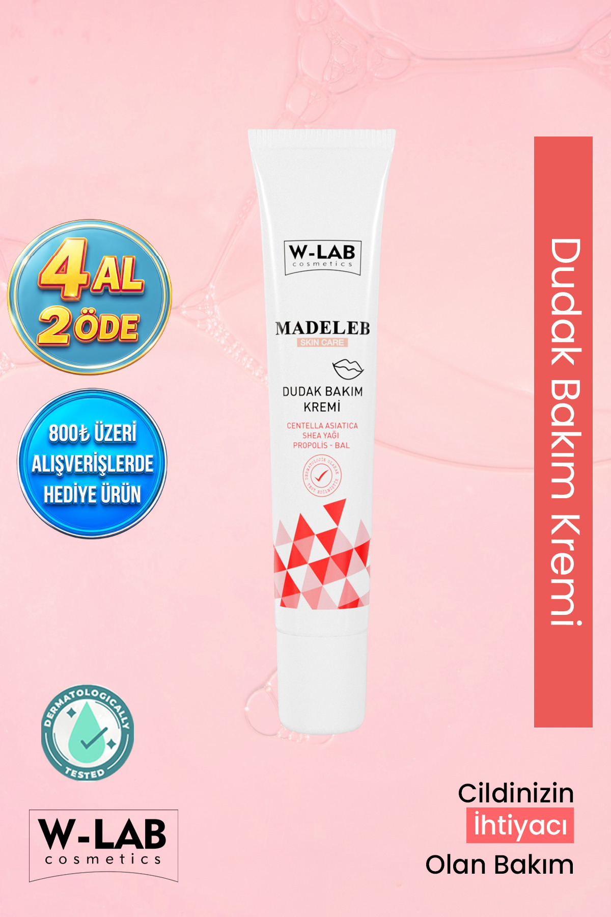 ✨ rluvbellyページ✨ W-Lab Cosmetics Madeleb Dudak Bakım Kremi 20 ml - Fiyatı, Yorumları