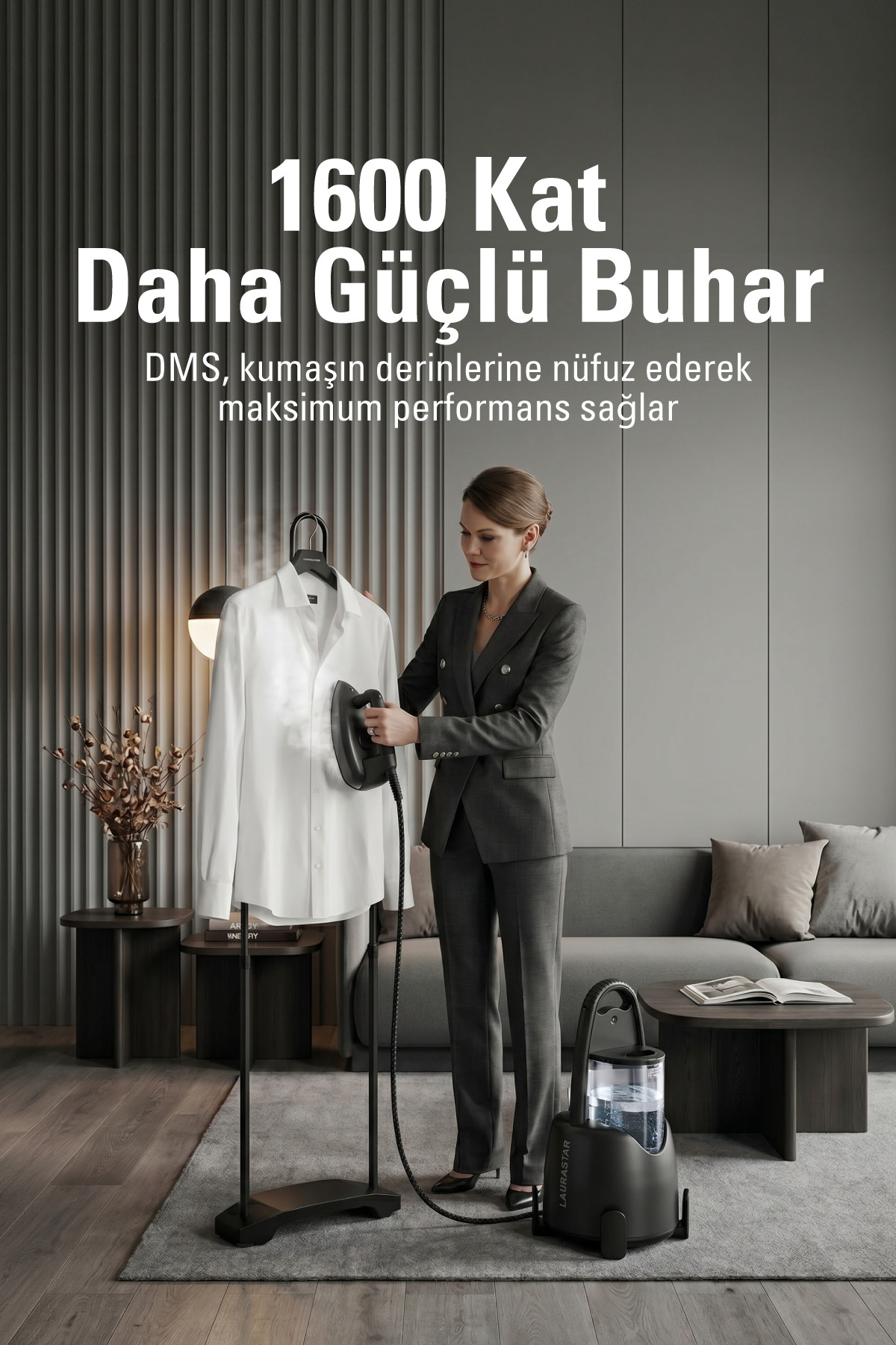 Lift Xtra Buhar Kazanlı Ütü - Titanyum (%100 Kuru Buhar Teknolojisi, %50 Zaman Tasarrufu) 5
