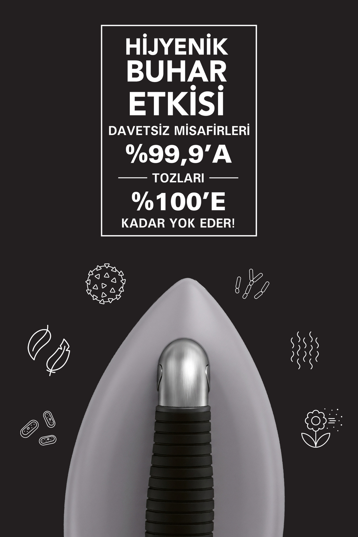 Lift Xtra Buhar Kazanlı Ütü - Gümüş (%100 Kuru Buhar Teknolojisi, %50 Zaman Tasarrufu) 6