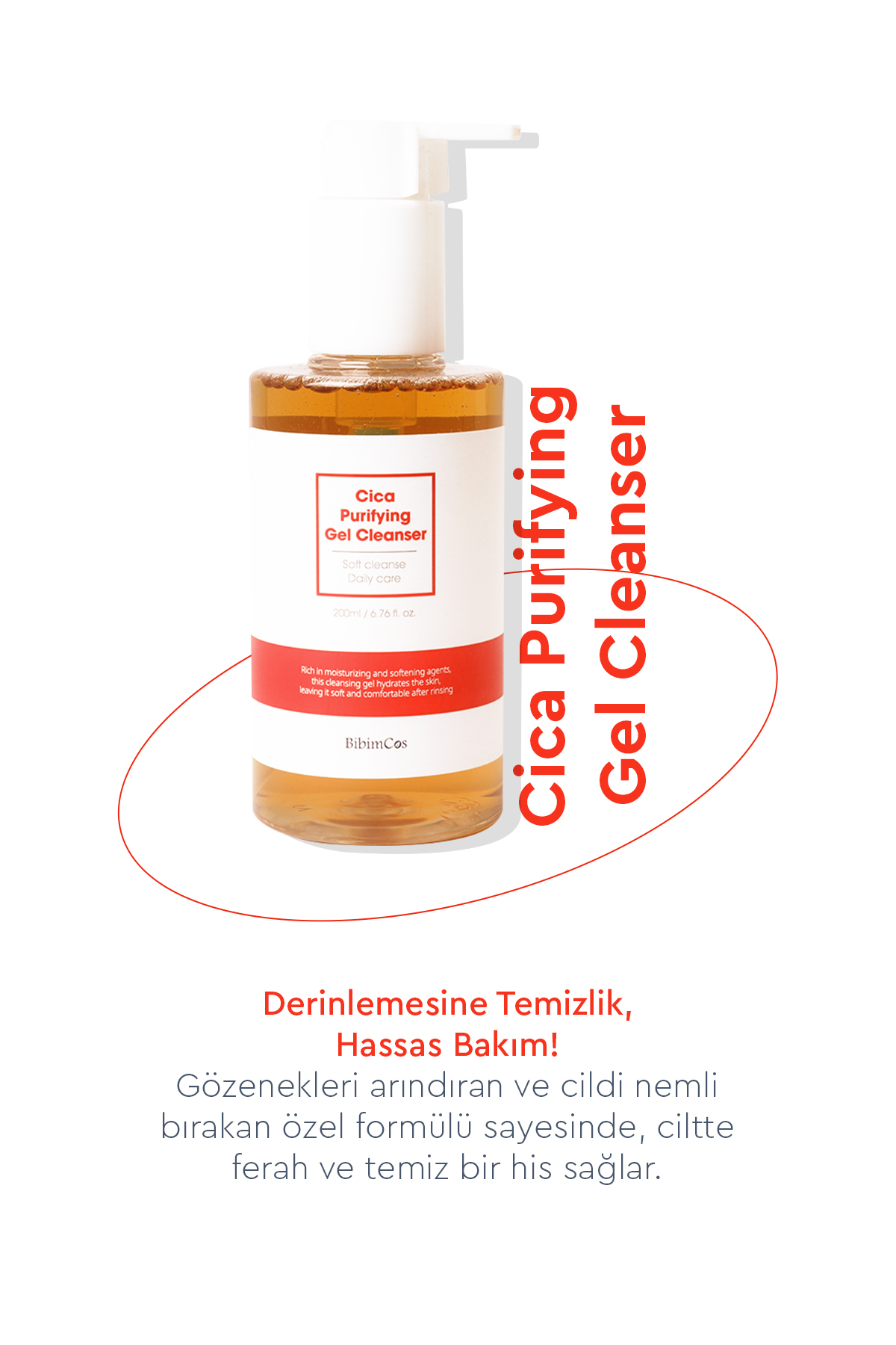 Cica Purifying Gel Cleanser 200ml - Yatıştırıcı & Arındırıcı Temizleme Jeli — 2204270 — تصویر 5 از 7