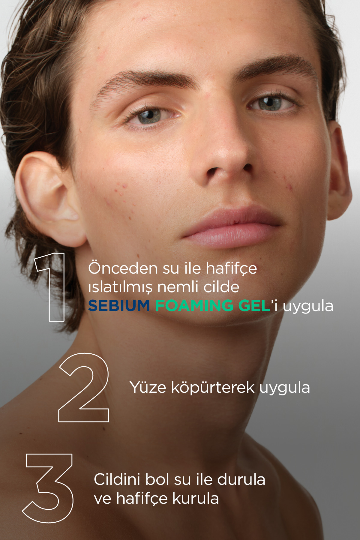 Sebium Foaming Gel Yüz Temizleme Jeli 400 ml İkiz Set — 8699956510460 — تصویر 7 از 9