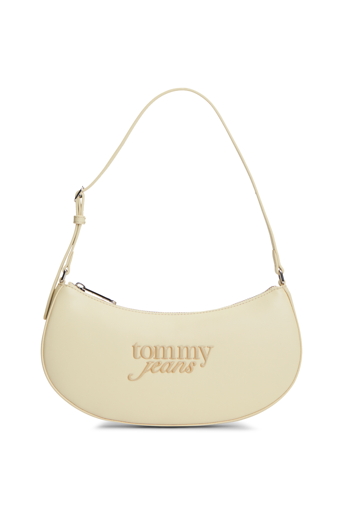 Kadın Logo Kabartmalı Ayarlanabilir Uzun Askılı Fermuarlı Omuz Çantası Tommy Hilfiger تامی هیلفیگر اورجینال - تصویر 5