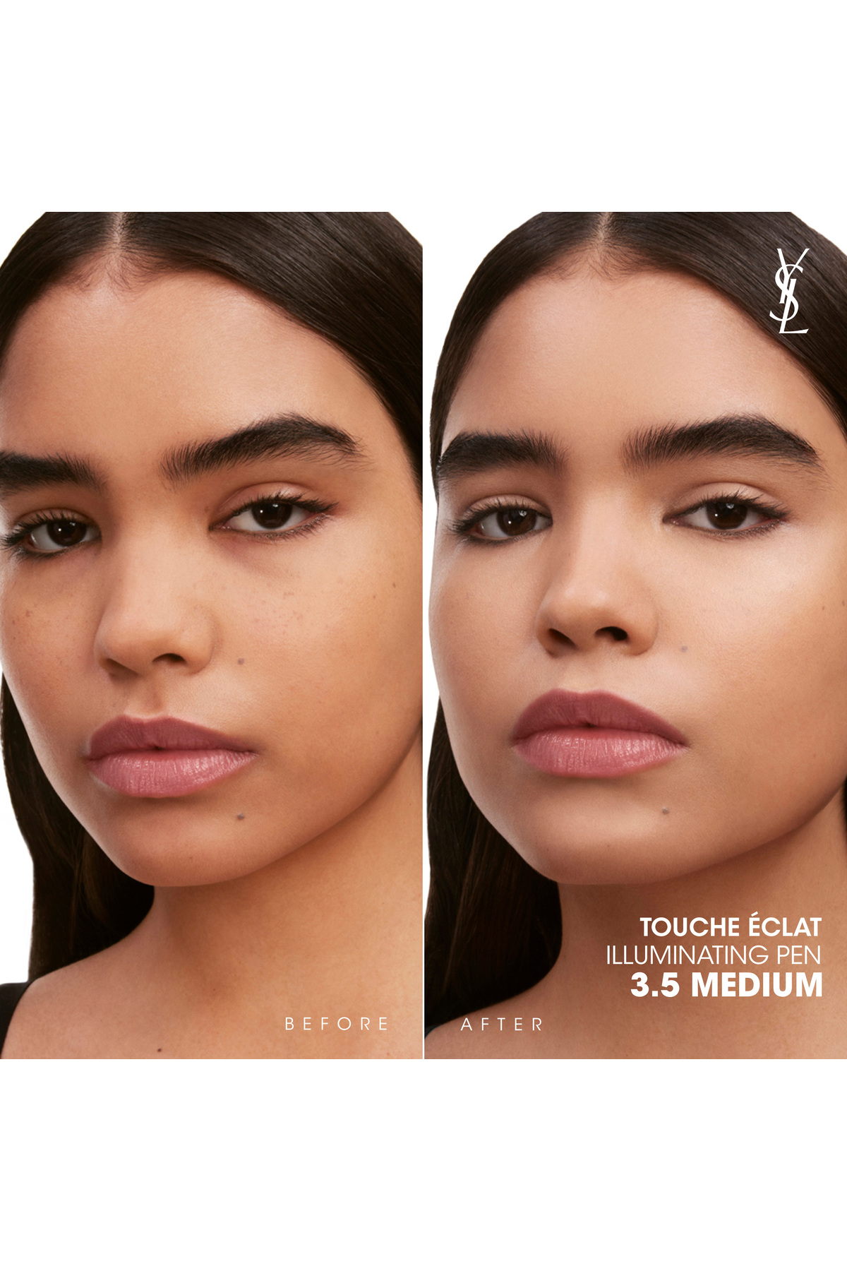 کرم پودر روشن کننده خواب 8 ساعته Touche Éclat Stylo شماره 3.5 - بادامی درخشان 3365440184824 — بژ L013XXXX — تصویر 4 از 6