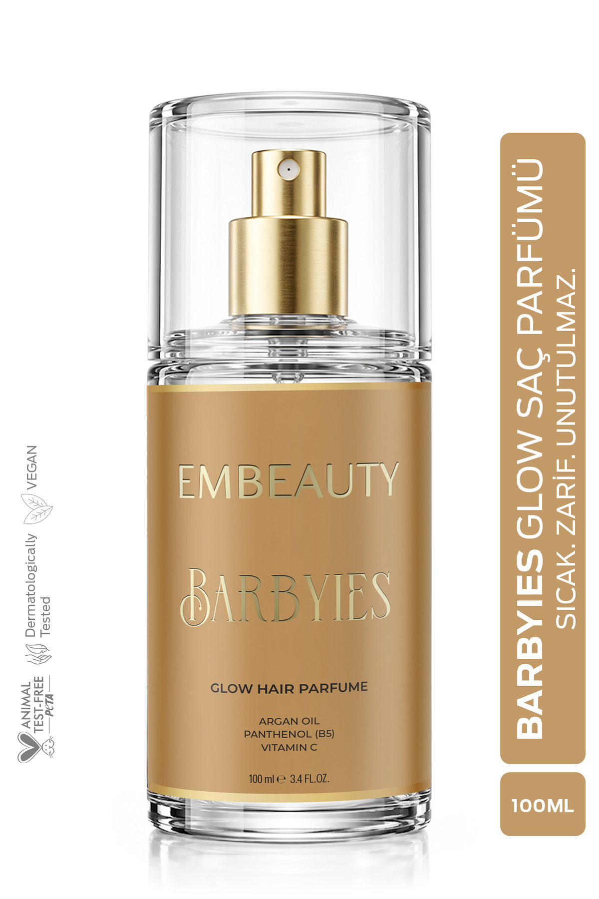 Embeauty Barbiyies Glow Argan Yağı İçerikli Besleyici Saç Parfümü 100 ml