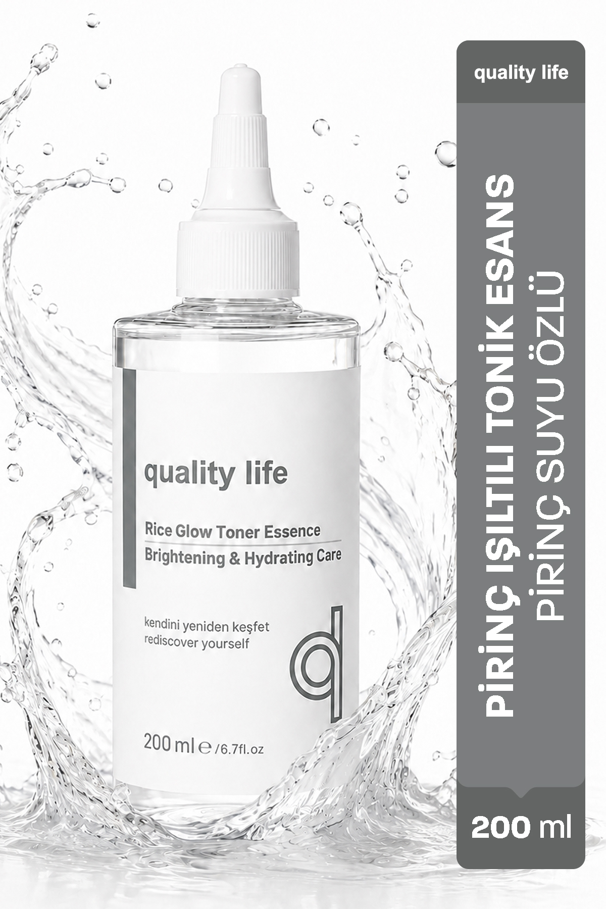 Quality Life Pirinç Suyu Rice Milk Tonik Beyazlatıcı Aydınlatıcı Leke Karşıtı Nemlendirici Cilt Tonu Eşitleyici Vegan Sprey — kore-sütü-özü-saç-mayası-toniği-ürünleri