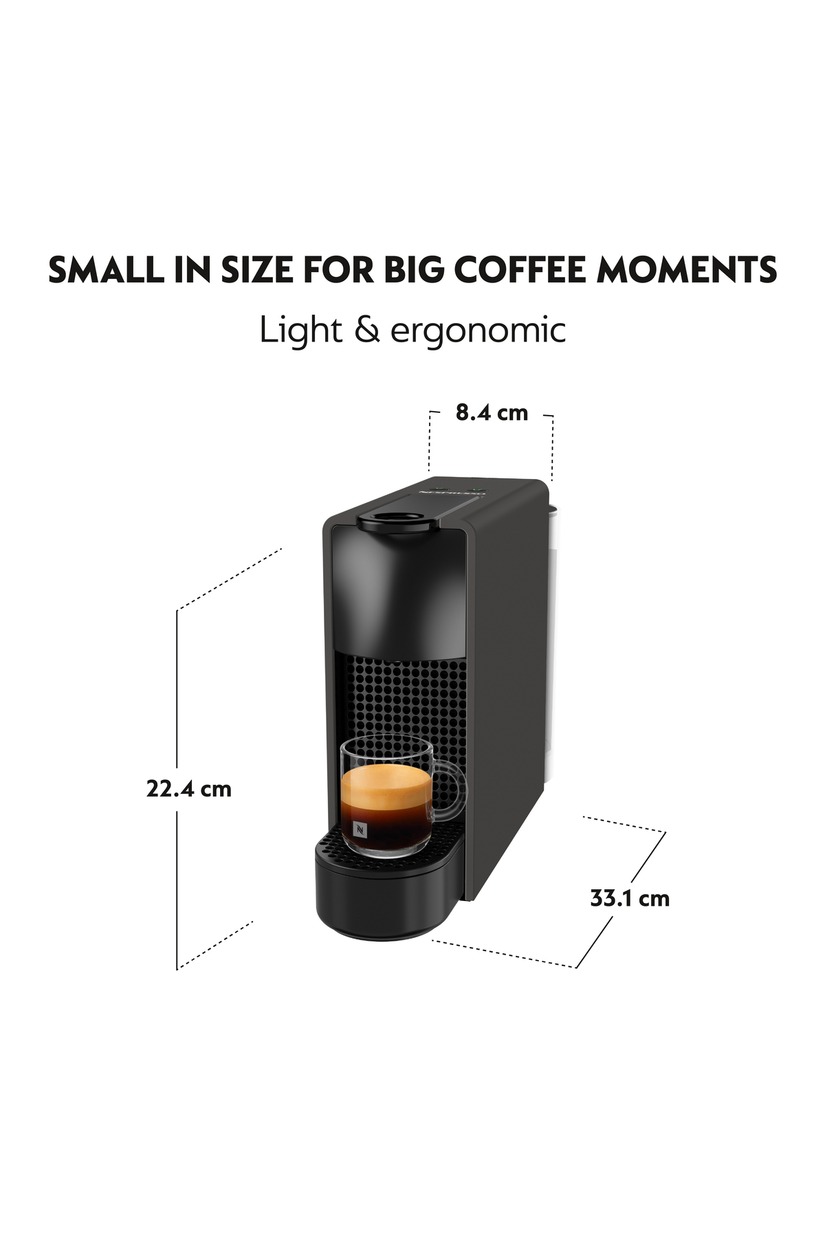 Essenza Mini C30 Matt Black Kahve Makinesi 5