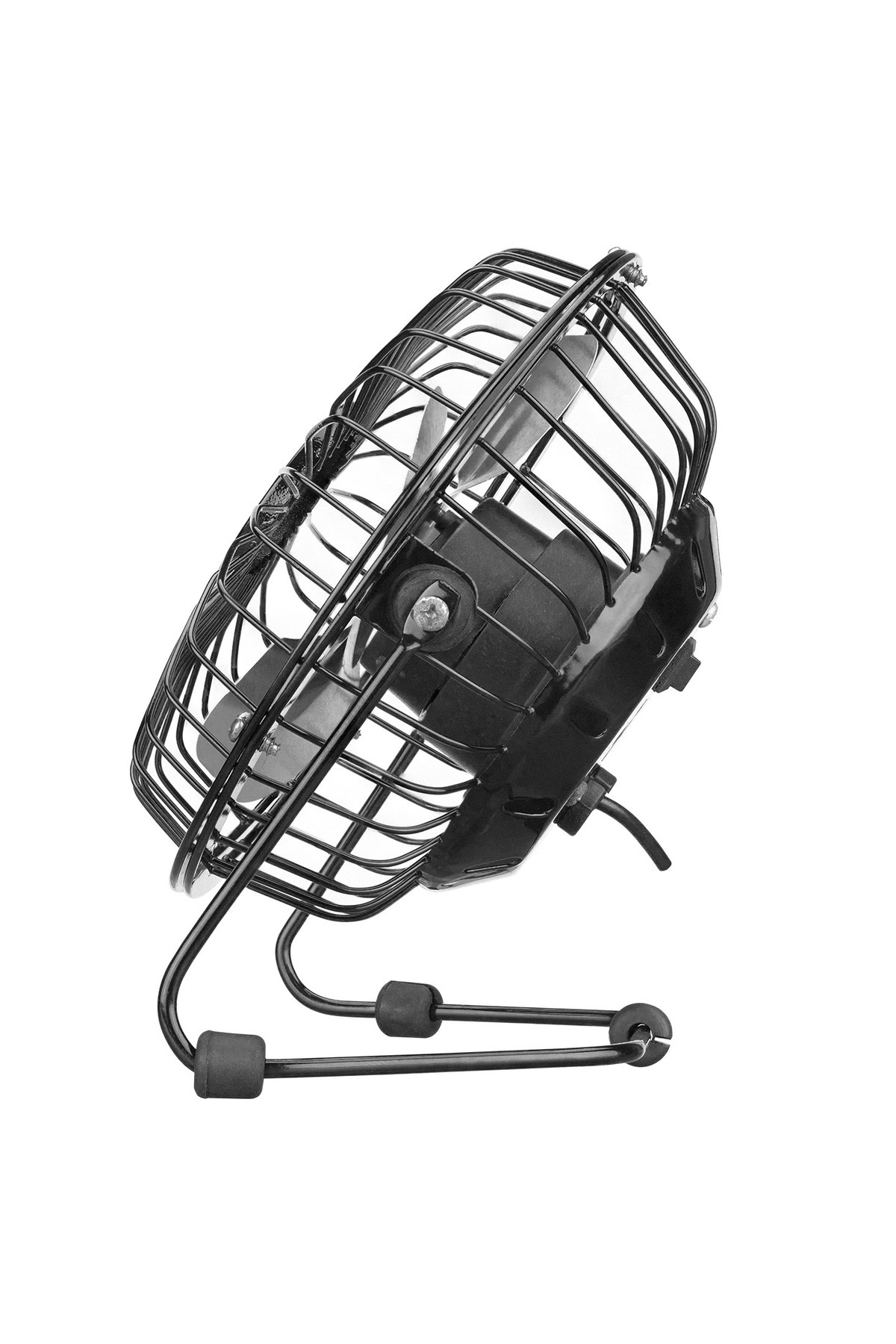 Fan Usb Masaüstü Metal 360° Ayarlanabilir Ultra Sessiz Siyah Fan Efn-482 3