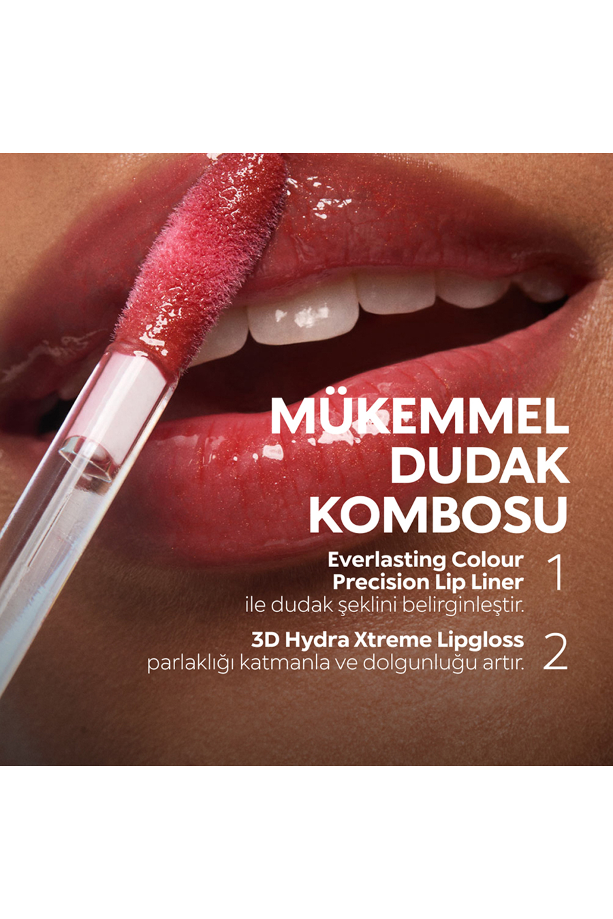 3D Hydra Xtreme Lipgloss Limited Edition 11 — قرمز KM000000890 — تصویر 6 از 7