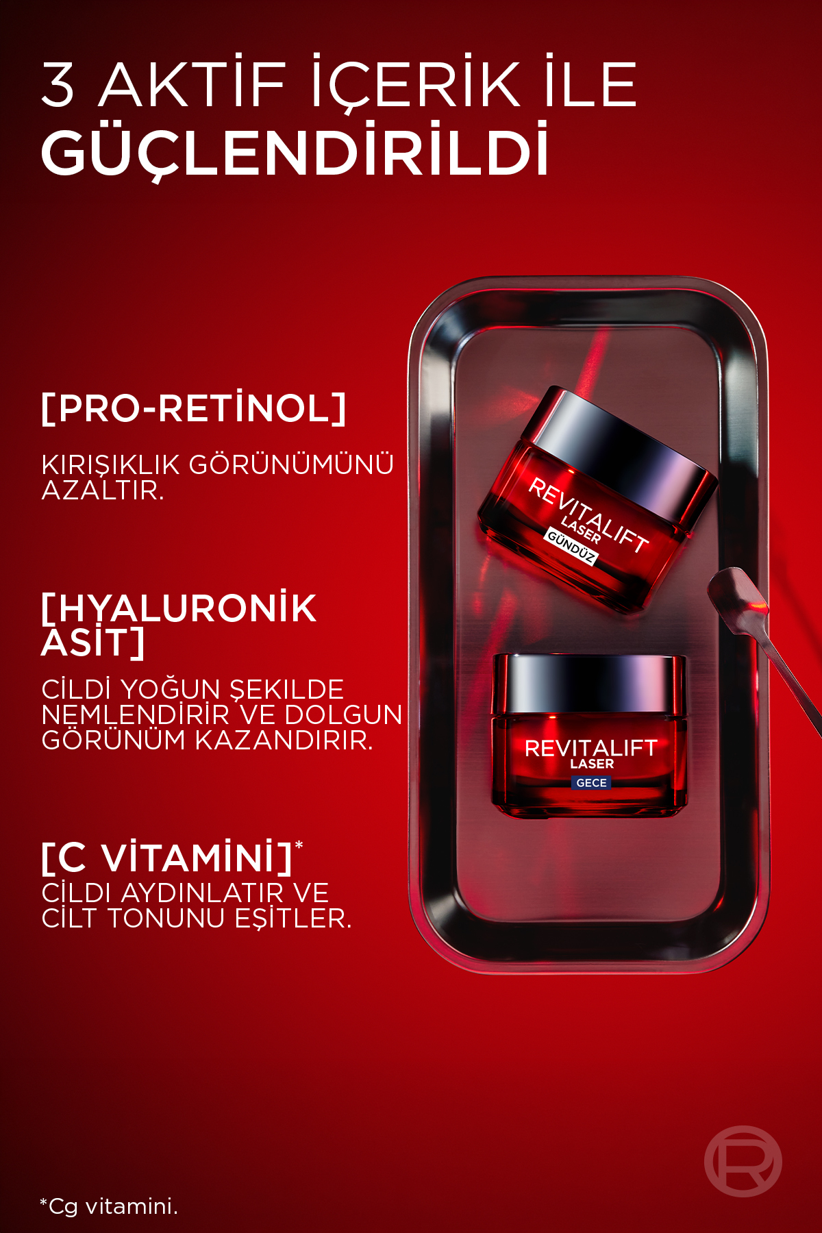 ست کرم مرطوب‌کننده ضد پیری روز و شب Revitalift Lazer حجم 50ml دو عددی
