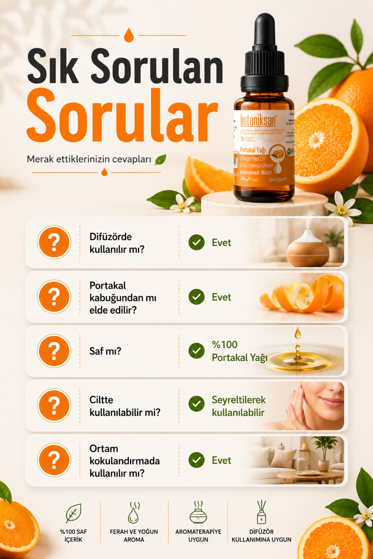 Portakal Yağı 10ml Distilasyon Saf Doğal Katkısız — PORTAKAL YAĞI 10ML — تصویر 7 از 8