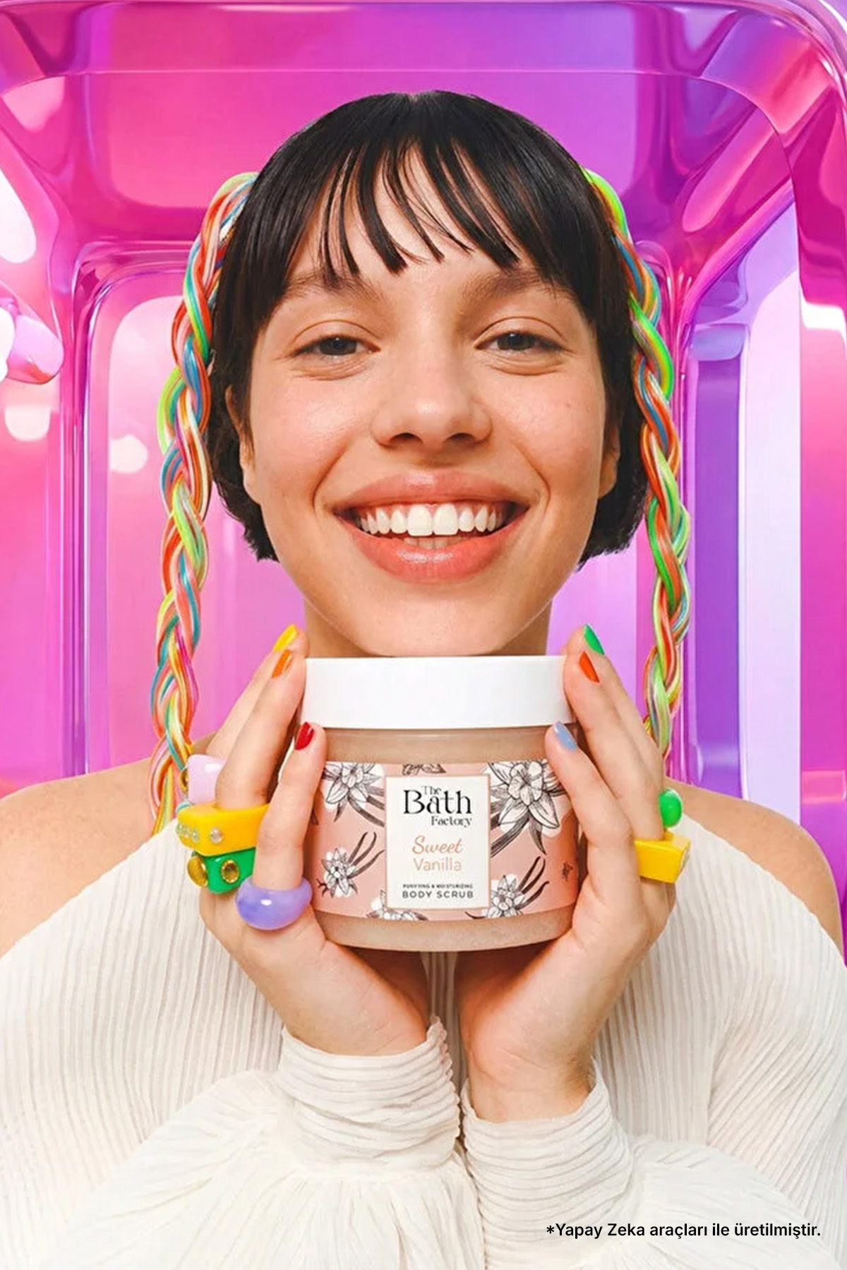 Nemlendirici ve Arındırıcı Sweet Vanilla Vücut Peelingi 300 gr — BF031 — تصویر 3 از 6