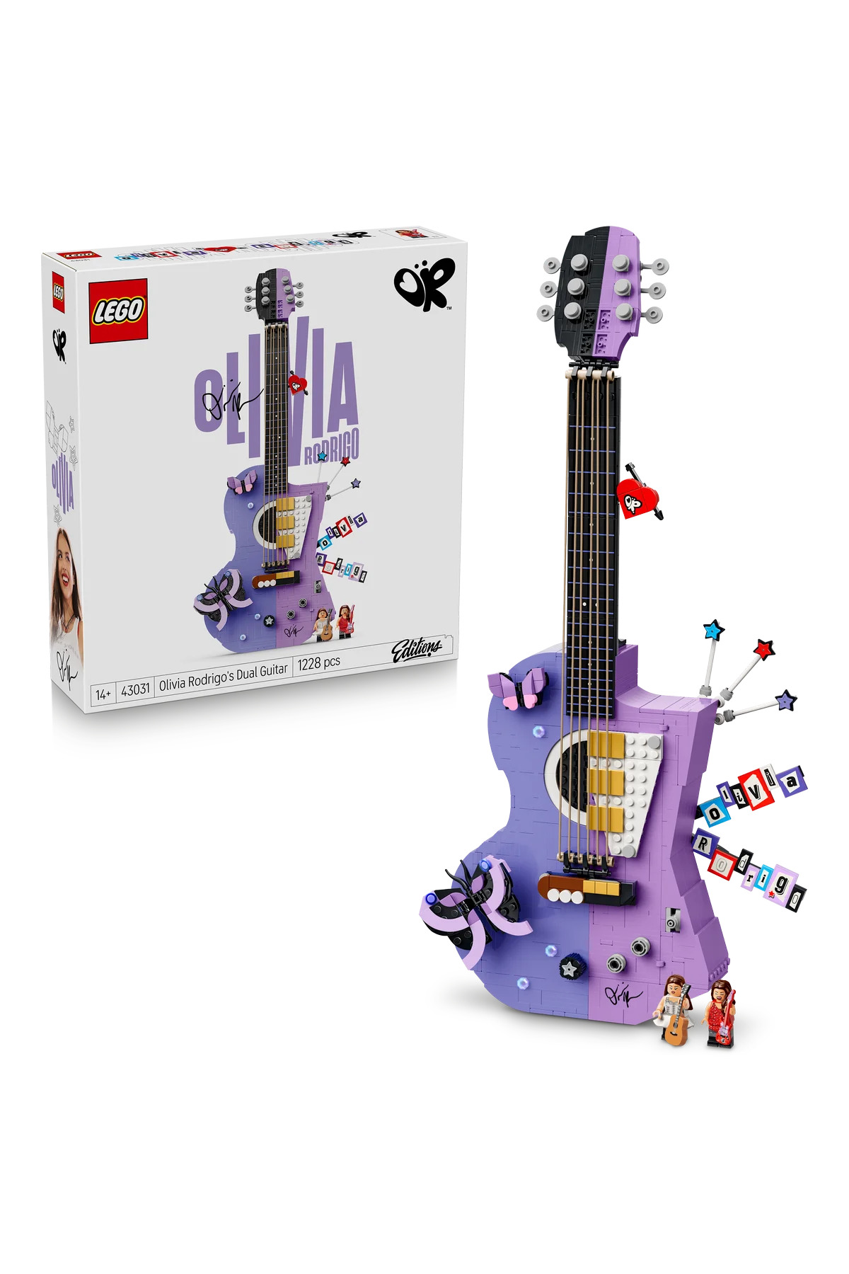 LEGO ® Editions Olivia Rodrigo’s Dual Guitar 43031