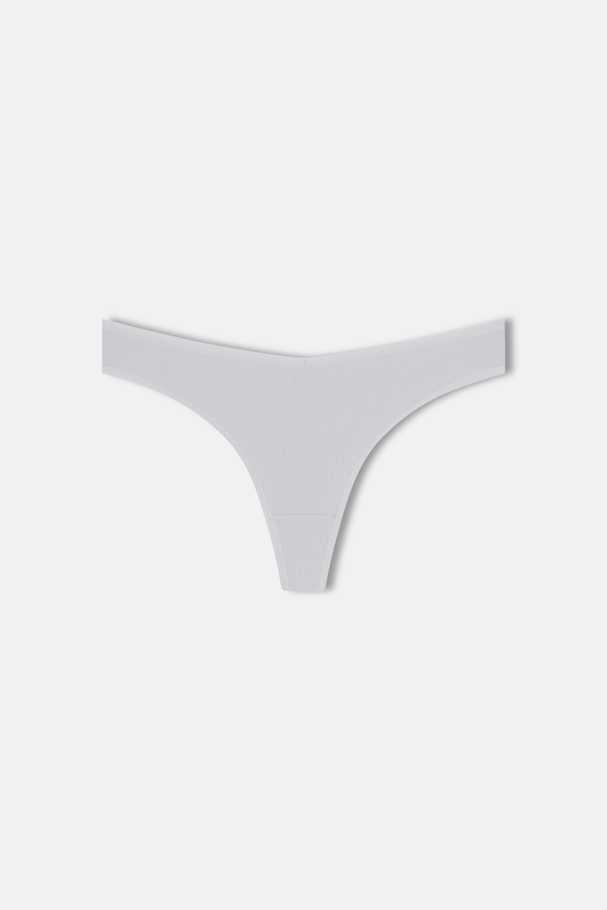 SUWEN 3'lü Pamuklu V Kesim Rib String Külot görsel 6