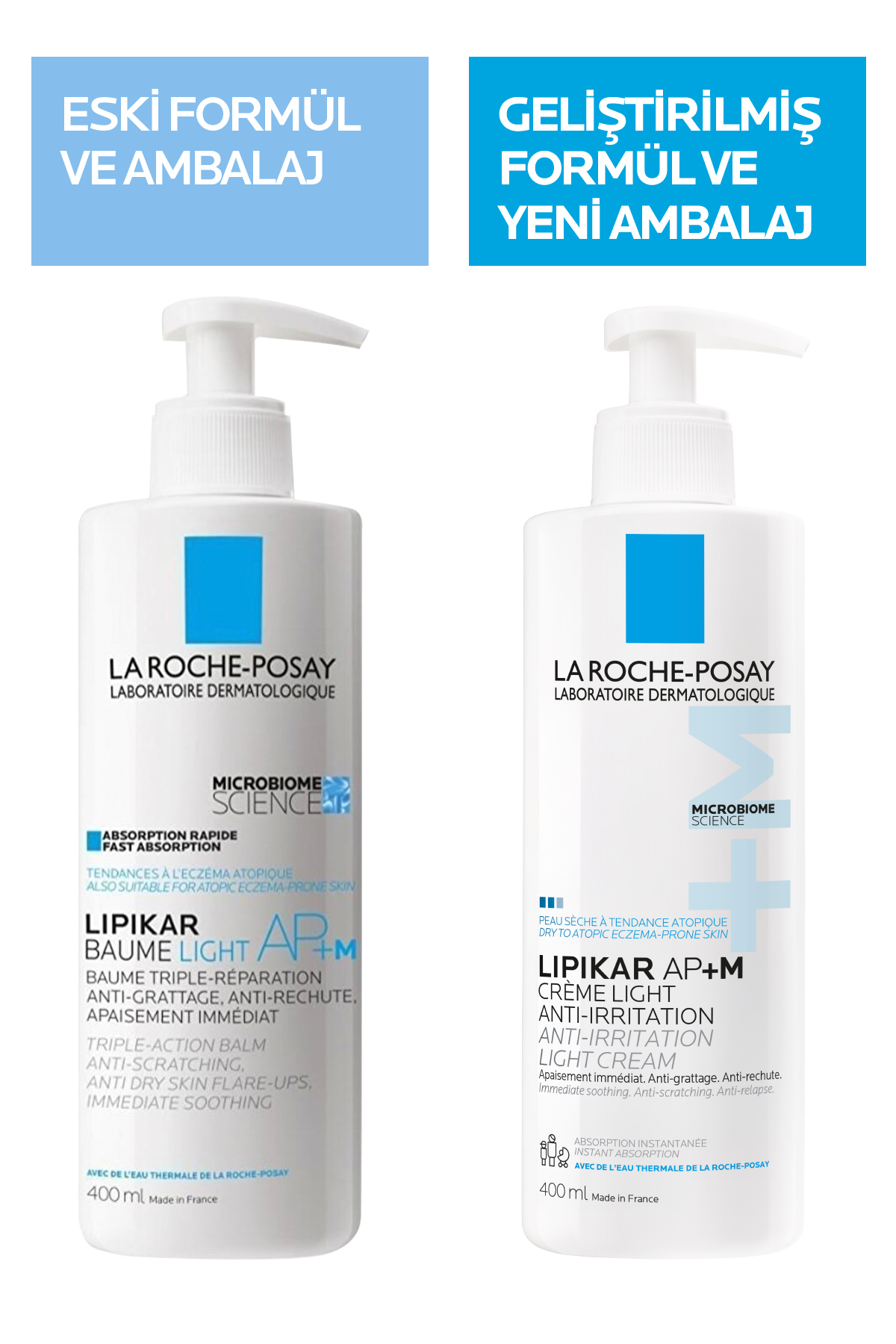 Lipikar Baume LIGHT AP + M Atopiye Eğilim Gösterebilen Ciltler — 3337875803786 — تصویر 6 از 7