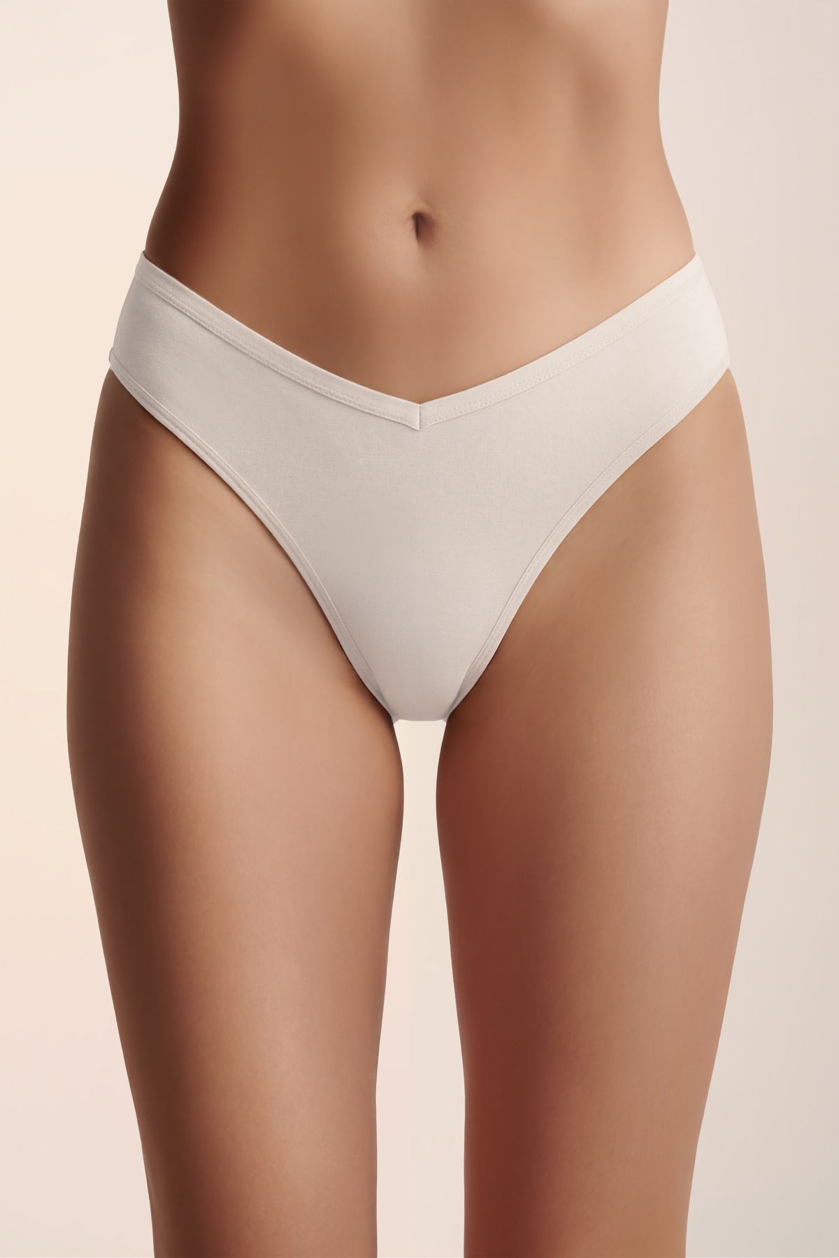 SUWEN 3'lü Pamuklu Brazilian Slip Külot görsel 2