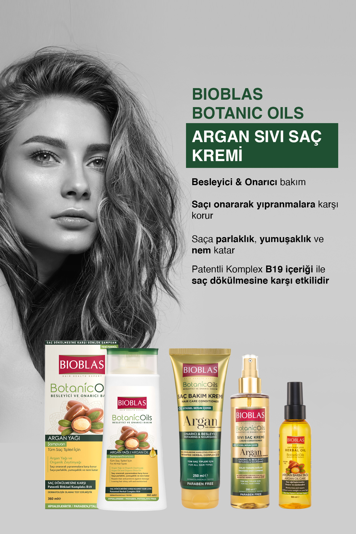 Botanic Oils Argan Yağlı Sıvı Saç Kremi 2 x 200 Ml Onarıcı Bakım Kremi — B10400 — تصویر 3 از 5