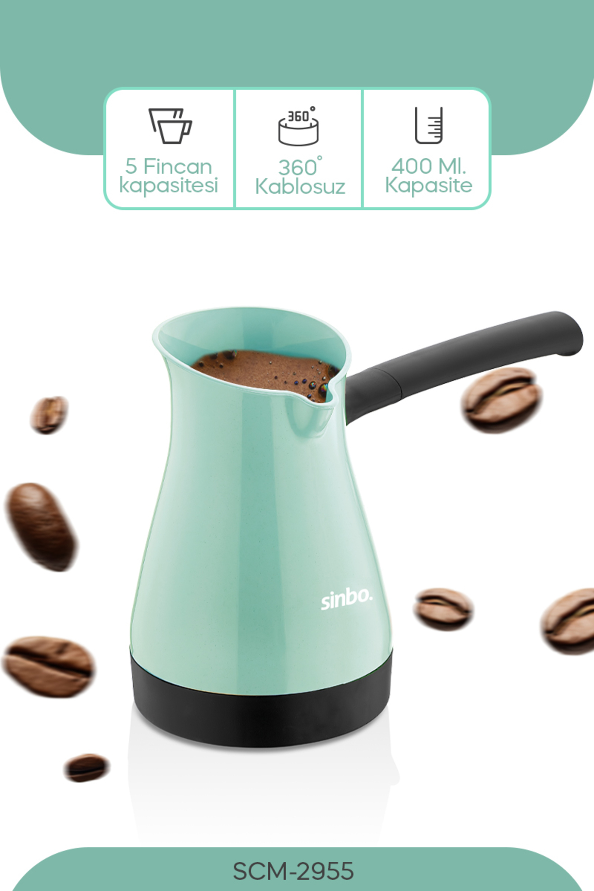 SCM-2955 Türk Kahve Makinesi 6