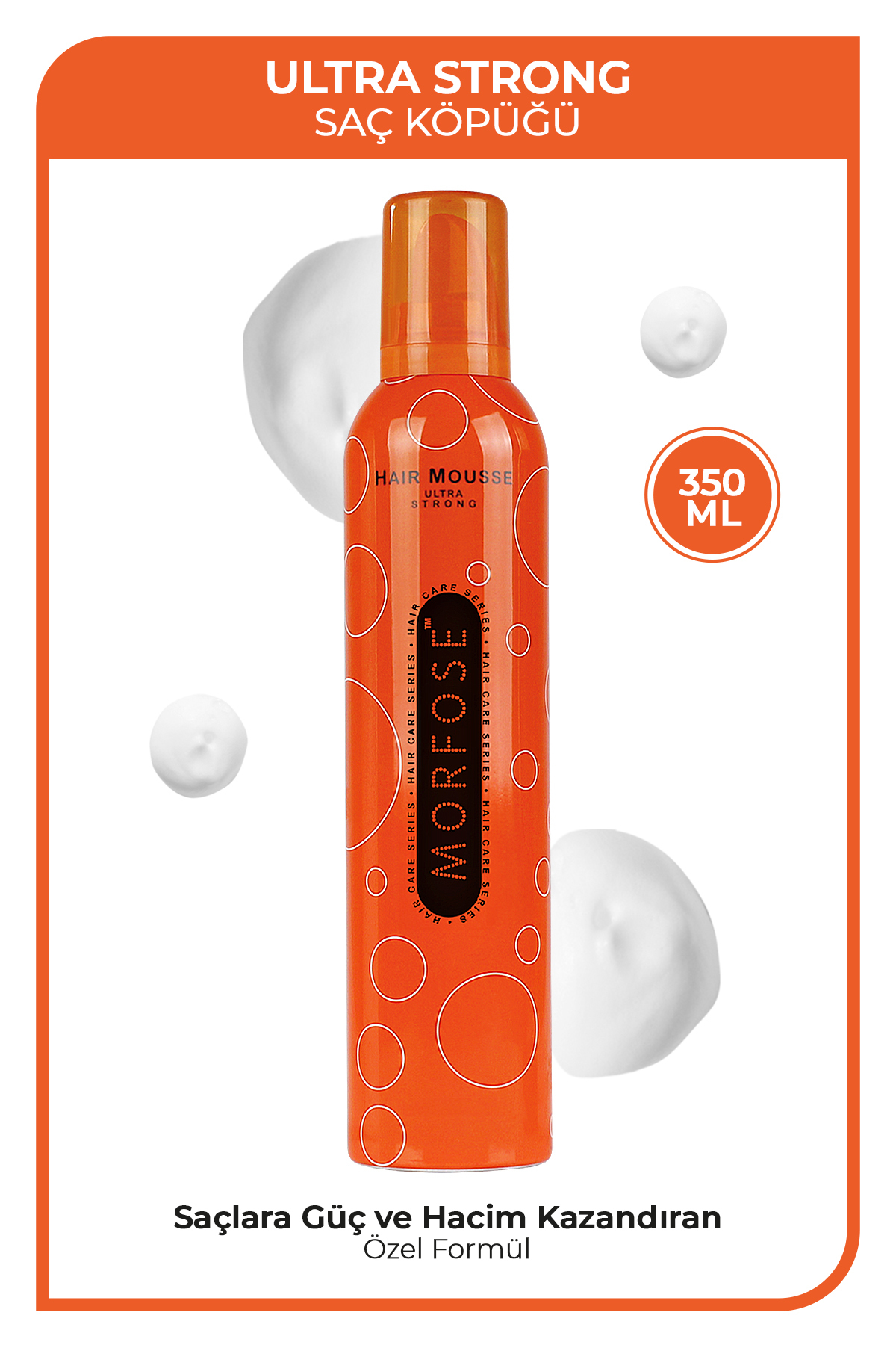 Morfose Saç Köpüğü Ultra Strong Turuncu — 8698655380114