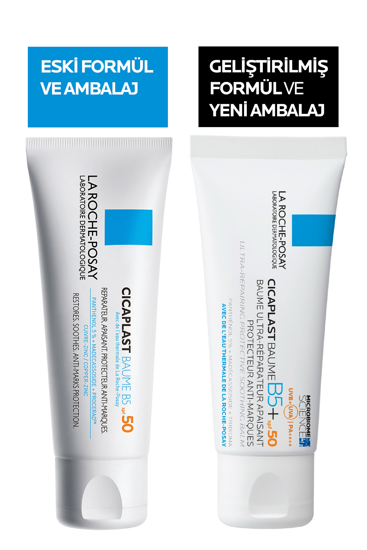 کرم ترمیمی حاوی ضد آفتاب Cicaplast Baume B5+ SPF50 برای پوست‌های تحریک شده 40ml