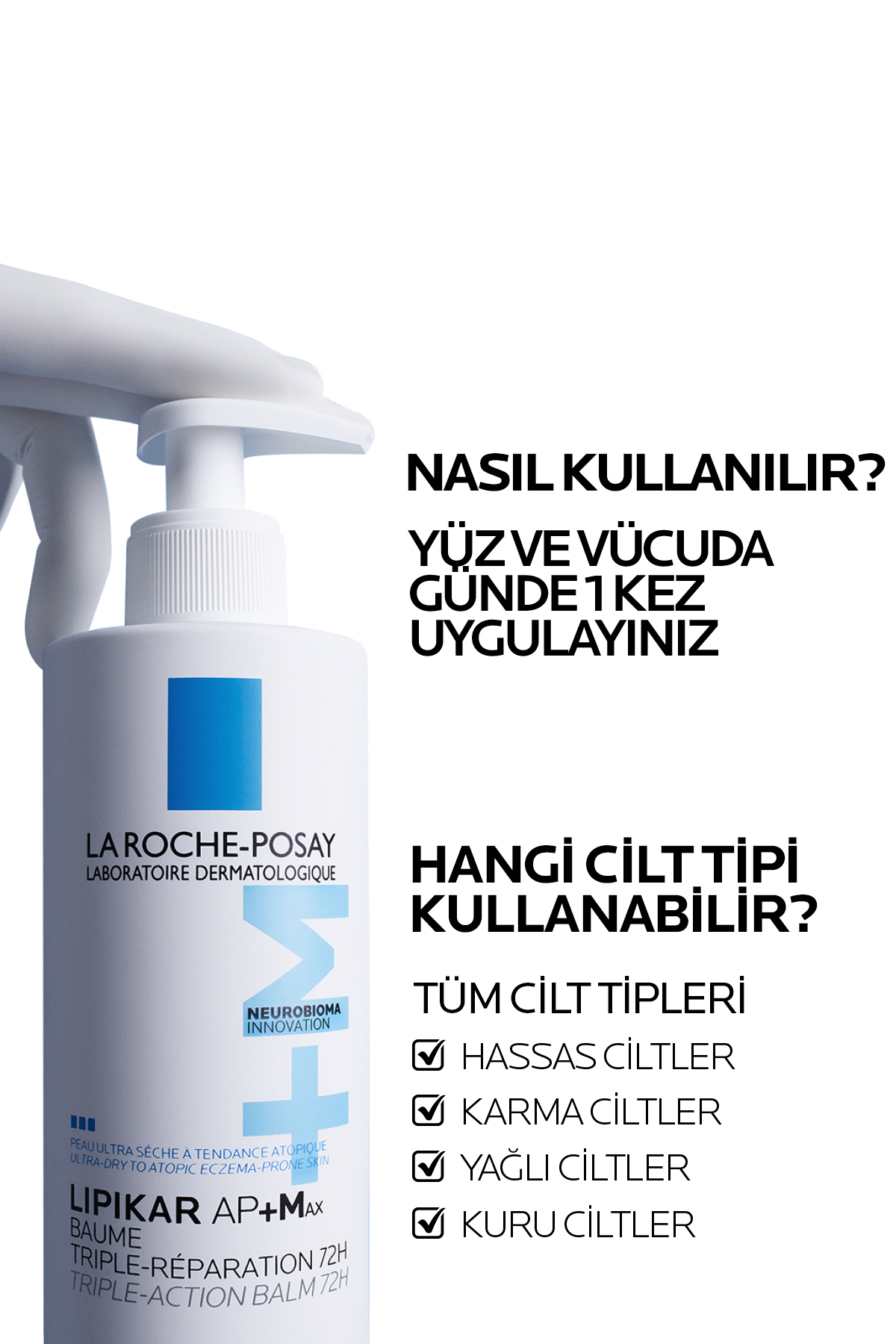 Lipikar Baume AP+MAX Kuru ve Atopiye Eğilim Gösterebilen Ciltler İçin Nemlendirici Balsam 400 ml — 3337875696548 — تصویر 7 از 9
