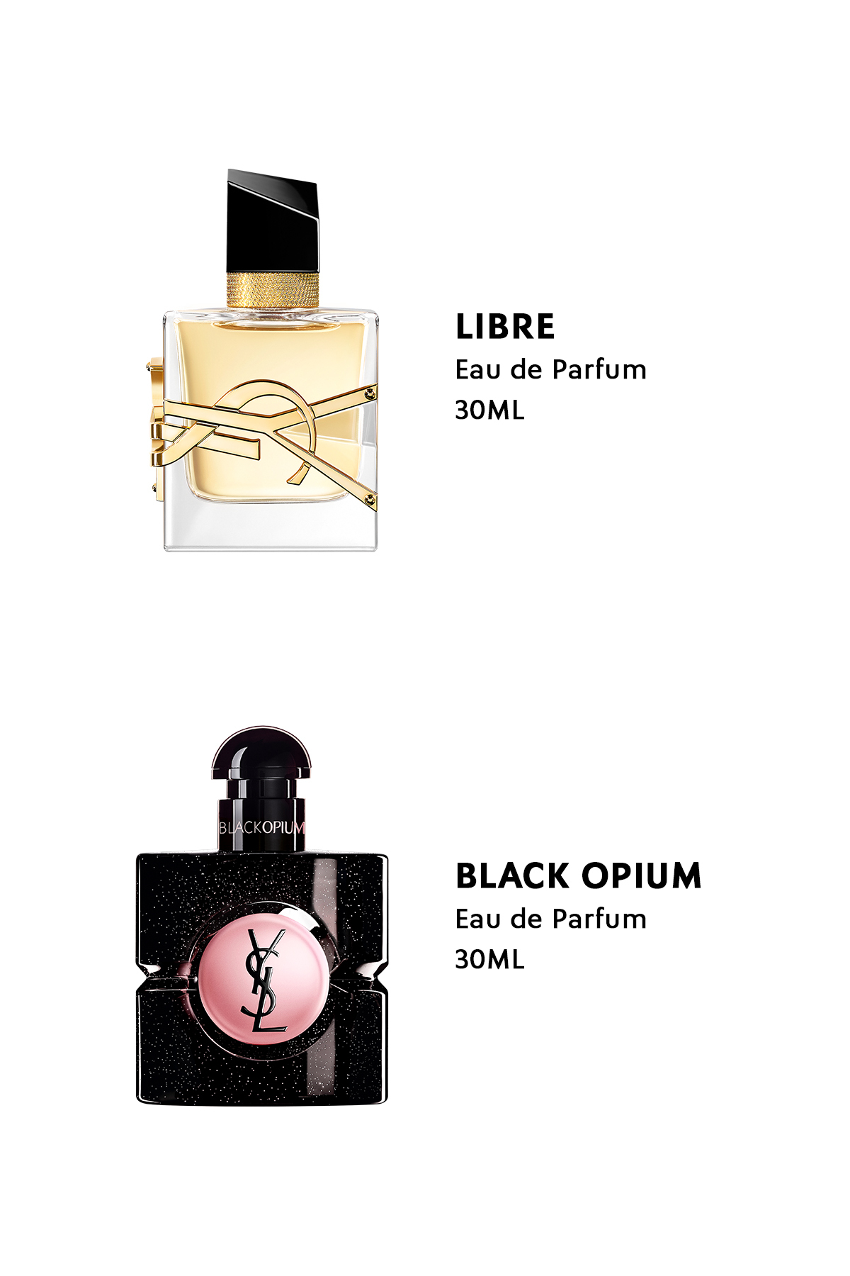 Yves Saint Laurent Libre & Black Opium EDP 30 ml Kadın Parfüm Seti