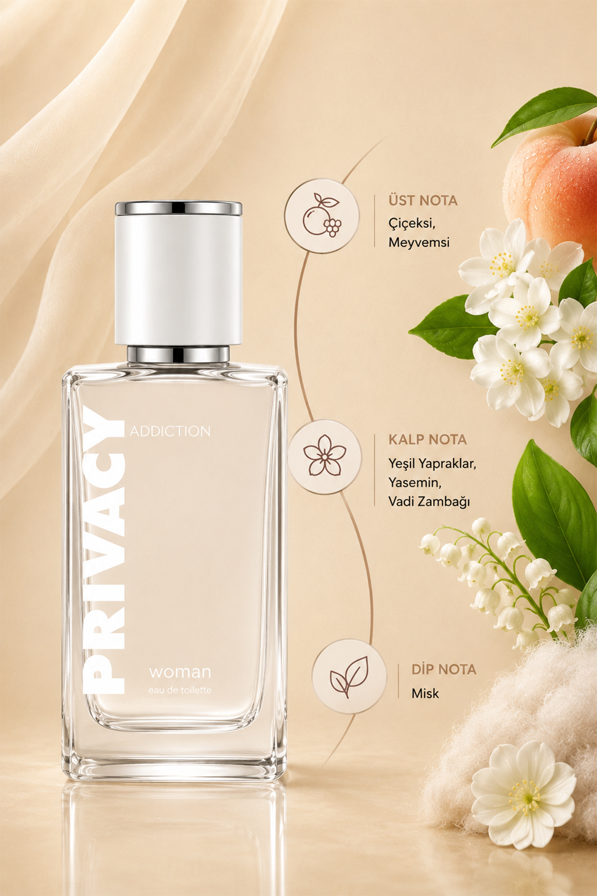 Addiction Woman Edt Kadın Parfüm 50ml — 513780 — تصویر 2 از 5