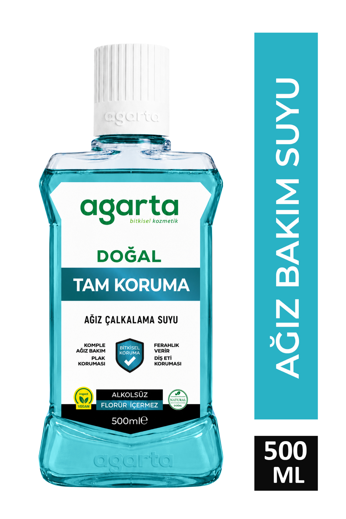 Agarta 500 Ml Ağız Bakım Suyu Tam Koruma Alkolsüz