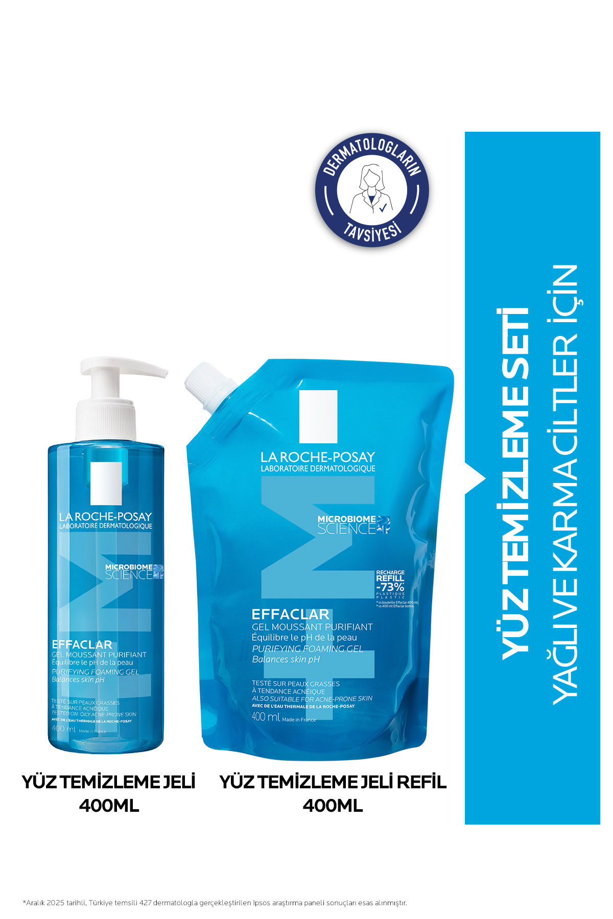 La Roche Posay Yağlı ve Akneye Eğilimli Ciltler için Temizleme Seti — LRP20260021