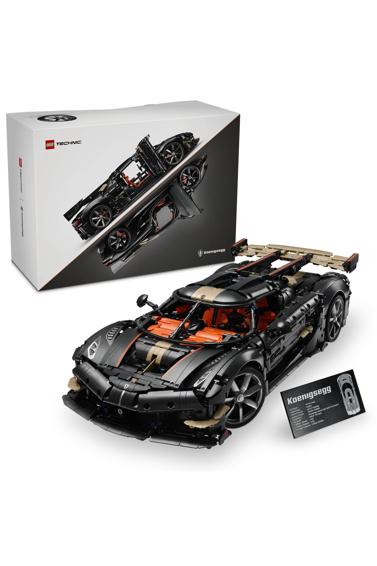 LEGO ® Technic Koenigsegg Sadair’s Spear Mega Araba 42232 - Oyuncak Yapım Seti (4104 Parça)