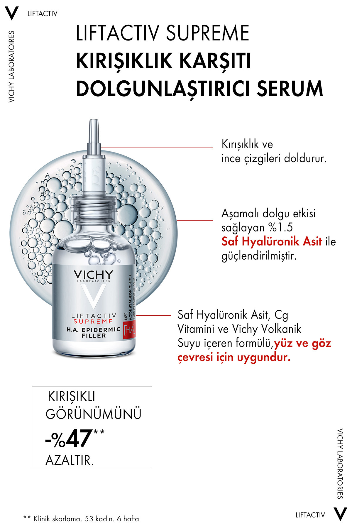 Liftactiv Kırışıklık Karşıtı Cilt Bakım Seti: Dolgunlaştırıcı Serum 30ml&Yaşlanma Karşıtı Krem 15ml — 8803963427974 — تصویر 3 از 8