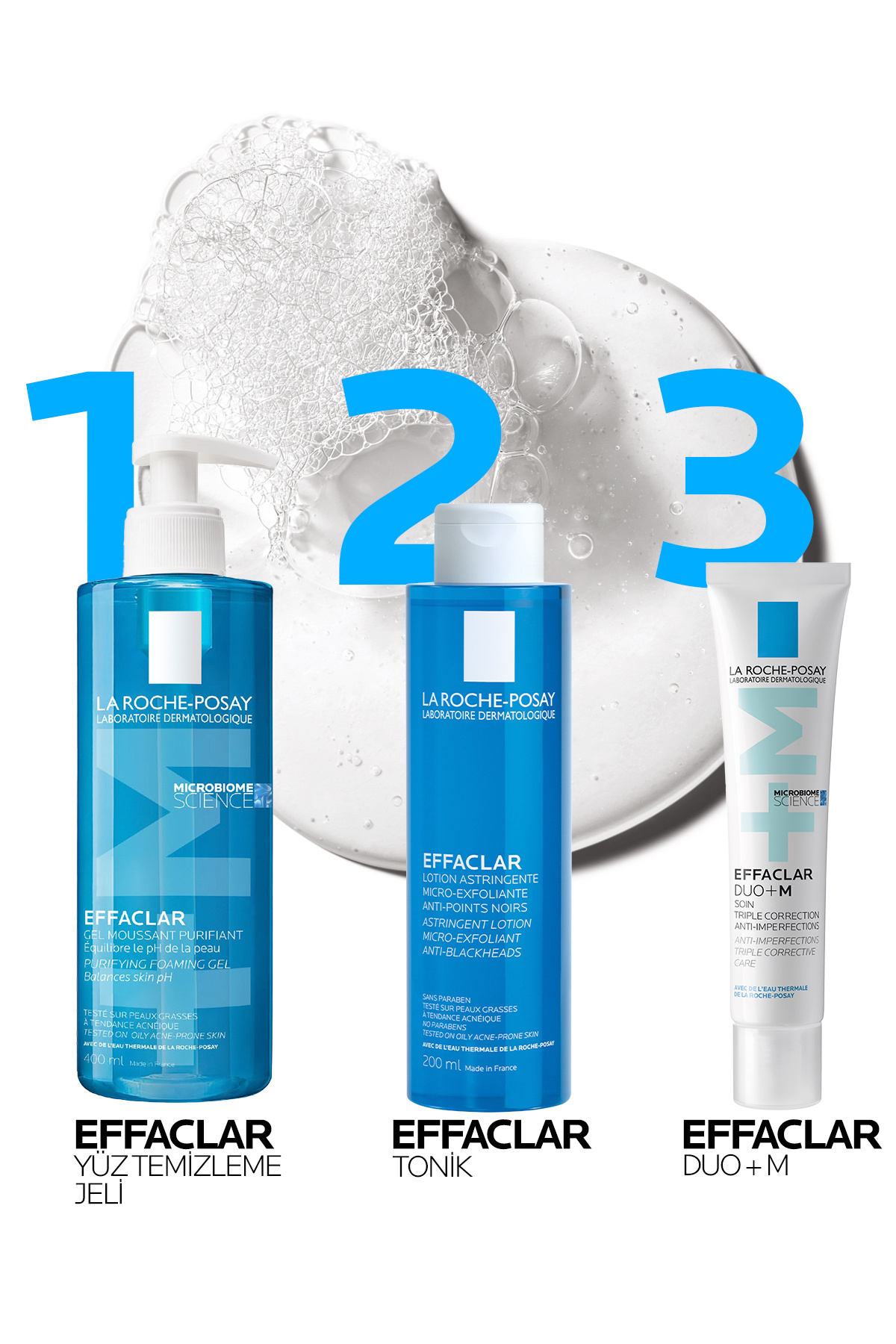 Yağlı ve Akneye Eğilimli Ciltler İçin Siyah Nokta ve Gözenek Sıkılaştırıcı Effaclar Tonik 200ml X2 — 8681689314996 — تصویر 5 از 6