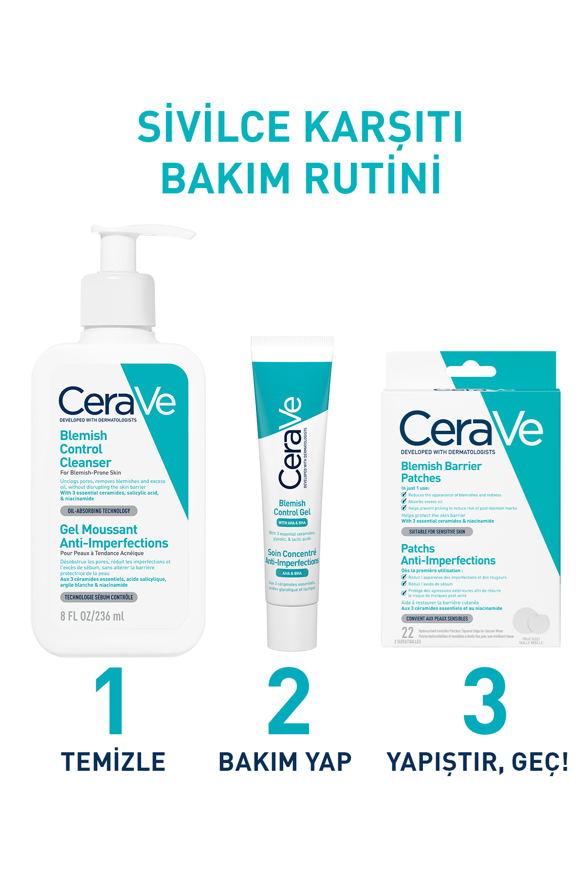 Salisilik Asit & Seramid İçerikli Sivilce Karşıtı Bant 22 adet + TELEFON VANTUZU HEDİYELİ! — 217321732173 — تصویر 8 از 8