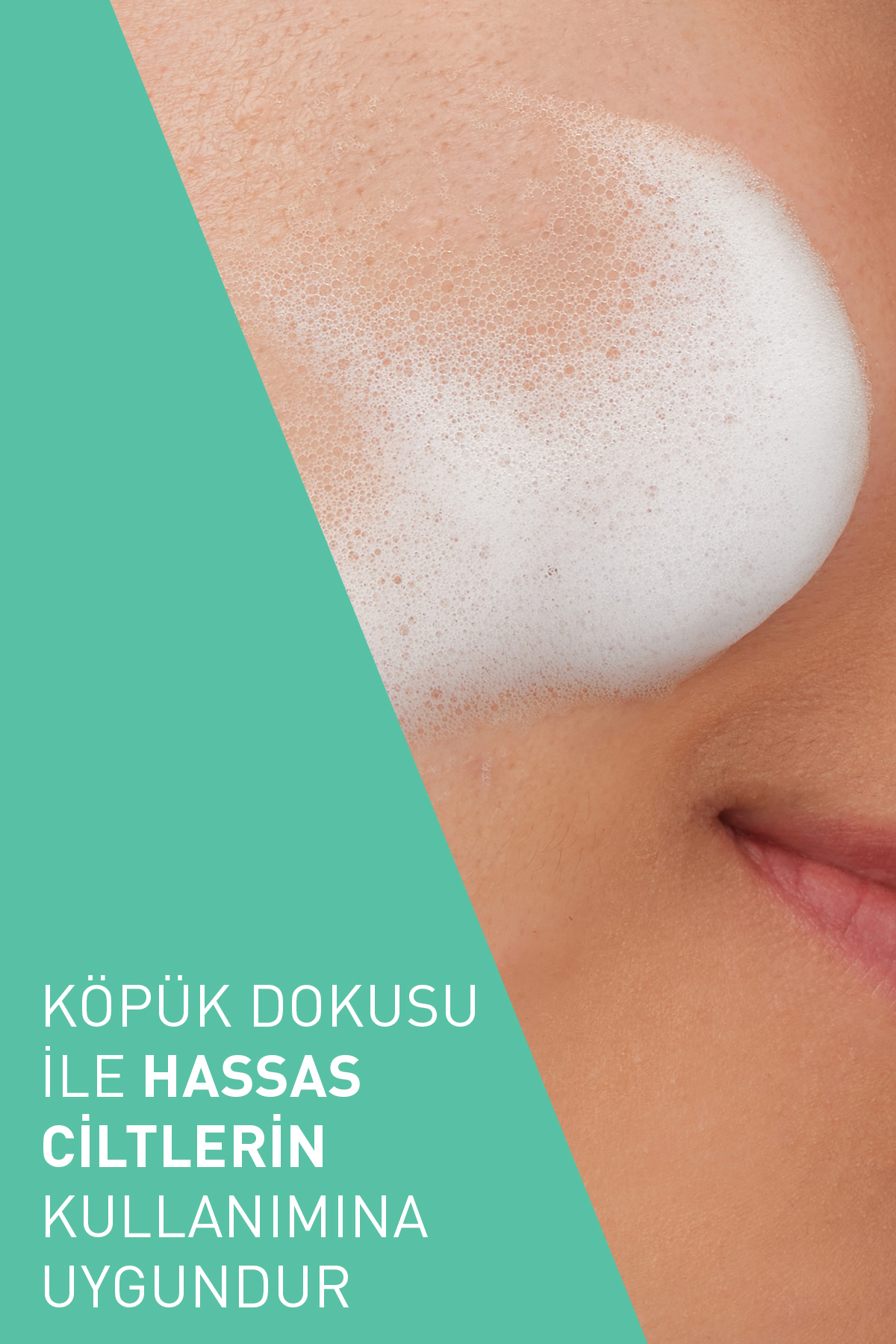 Air Foam Normal, Karma Ve Hassas Ciltler İçin Köpük Temizleyici 148 ml ve Havlu Saç Bandı Seti — 217421742174 — تصویر 5 از 8