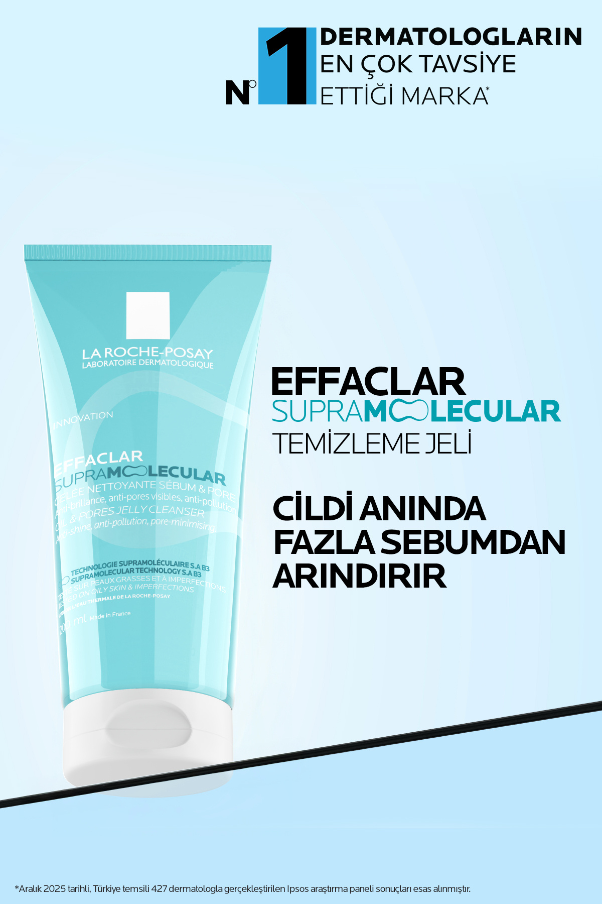 Effaclar Supramolecular Karma ve Yağlı Ciltler İçin Gözenek Karşıtı Yüz Temizleme Jeli 200 ml — LOREAL — تصویر 2 از 8