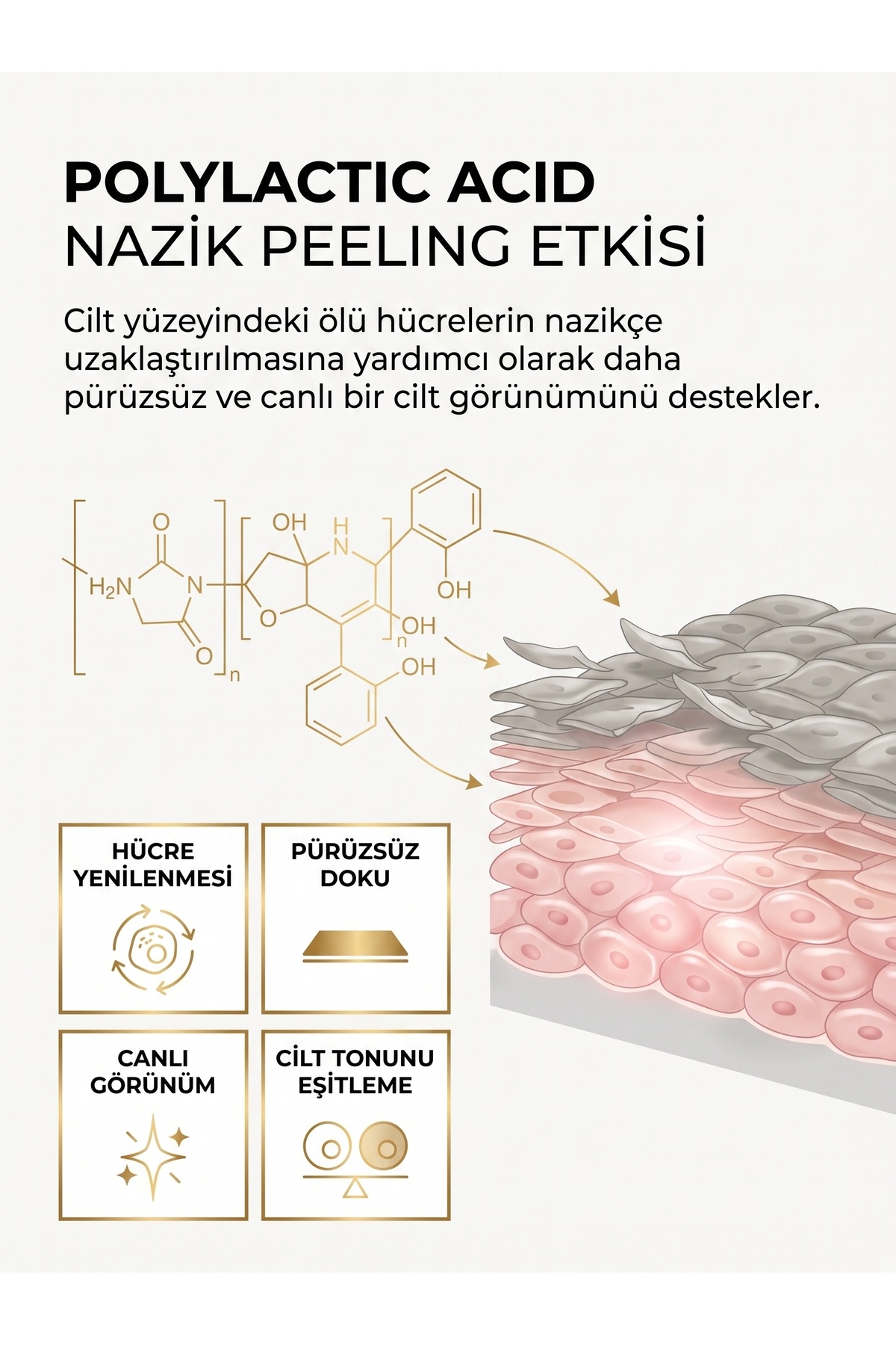 Face & Body Peeling Jel | Yüz ve Vücut Peelingi | Nemlendirici Probiyotik Cilt Bakımı | 100 ml — DER0293 — تصویر 3 از 8