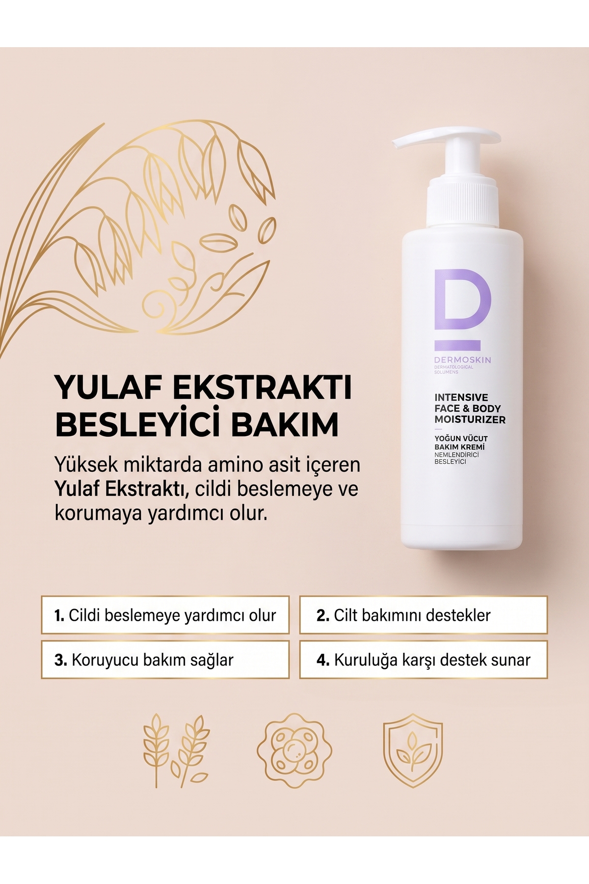 Yoğun Bakım Kremi | Vücut Nemlendirici Krem | Cilt Bakımı | 230 ml — 10093005 — تصویر 4 از 8