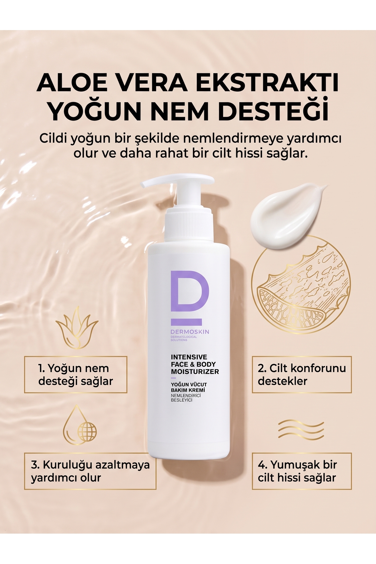 Yoğun Bakım Kremi | Vücut Nemlendirici Krem | Cilt Bakımı | 230 ml — 10093005 — تصویر 6 از 8