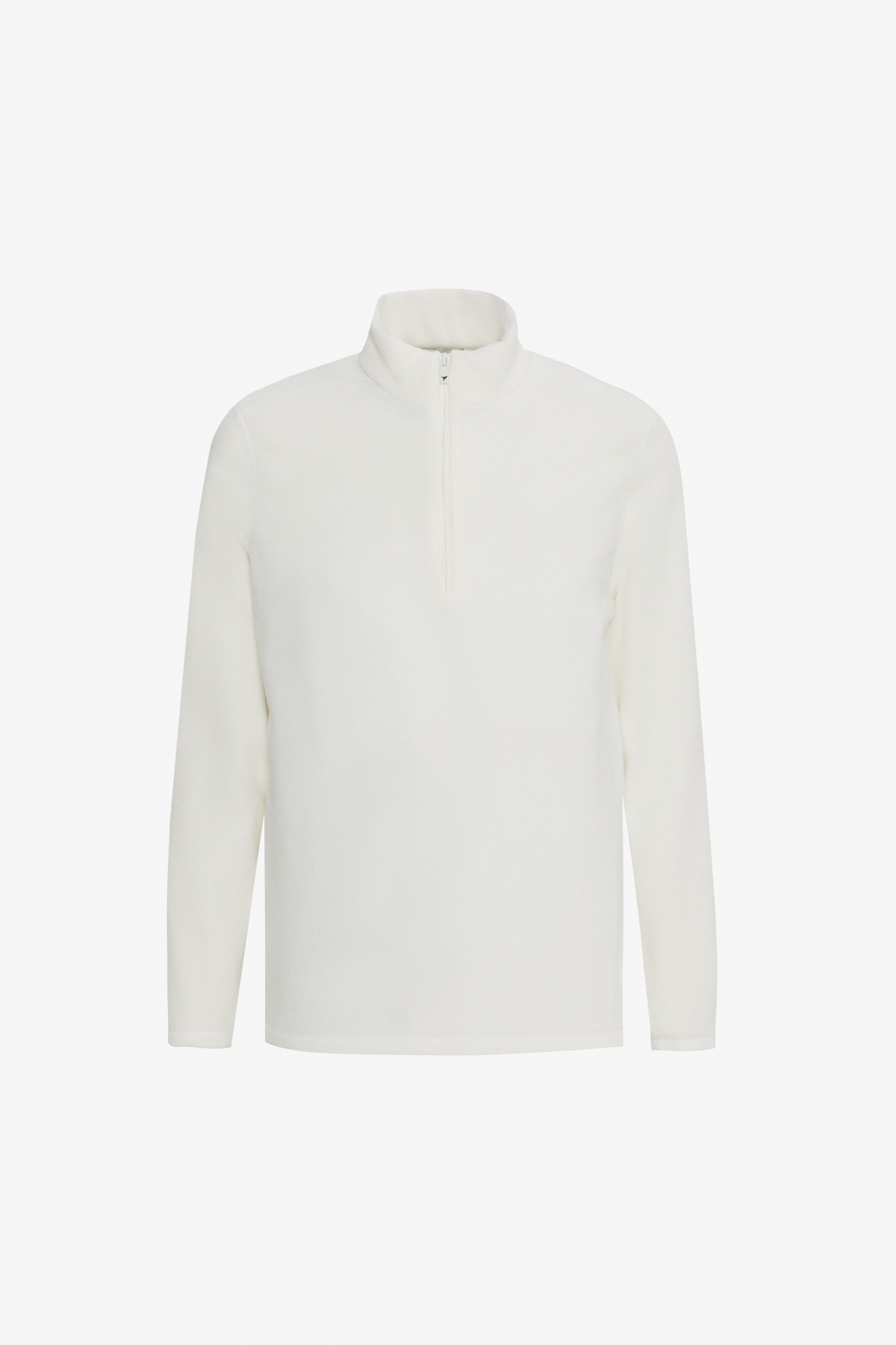 AC&Co / Altınyıldız Classics Erkek Beyaz Anti-pilling Tüylenme Yapmayan Standart Fit Dik Yaka Soğuk Geçirmez Polar Sweatshirt görsel 7