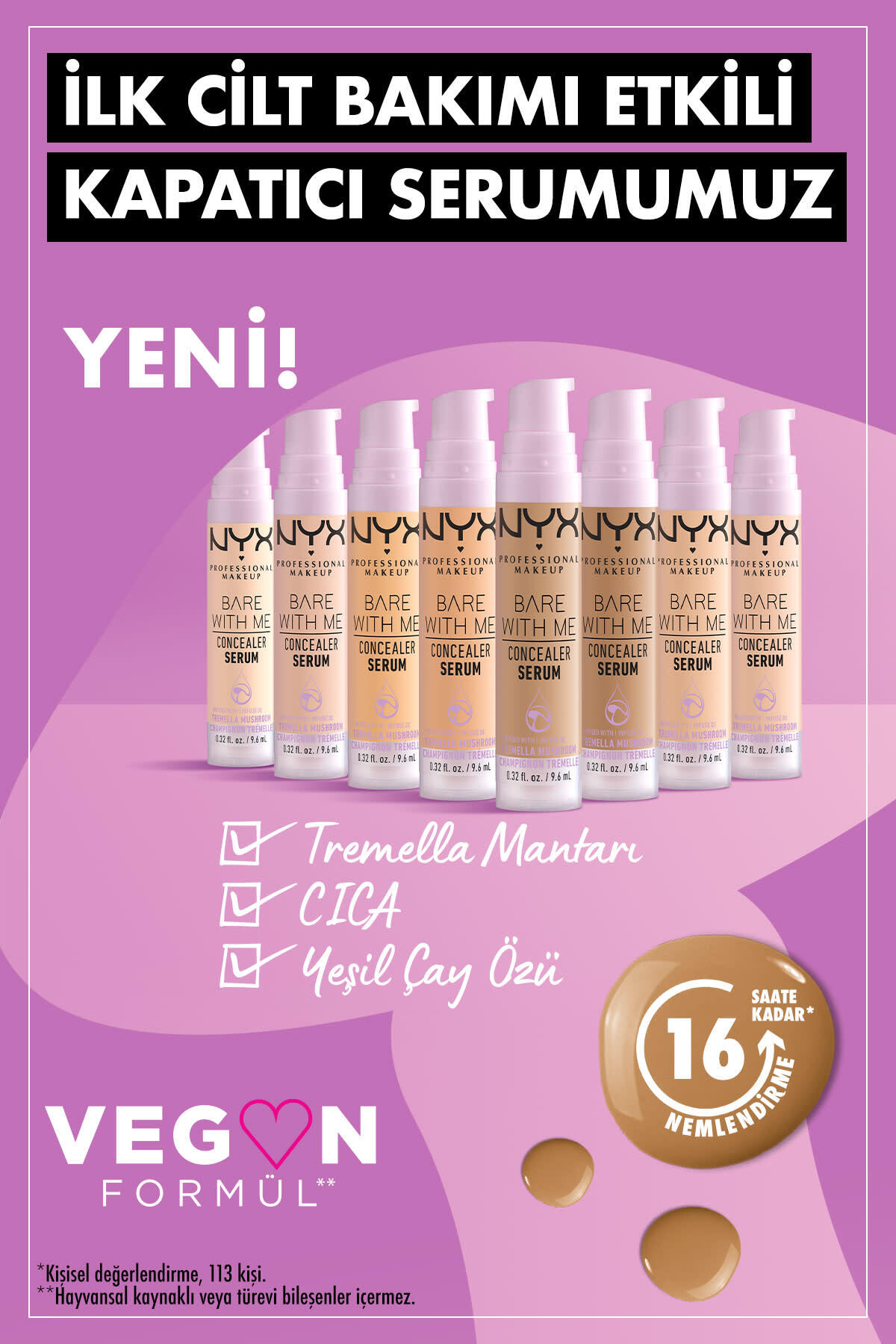 Bare With Me Concealer Serum 02 Light Concealer — مشکی BWMKPTCSRM — تصویر 7 از 8