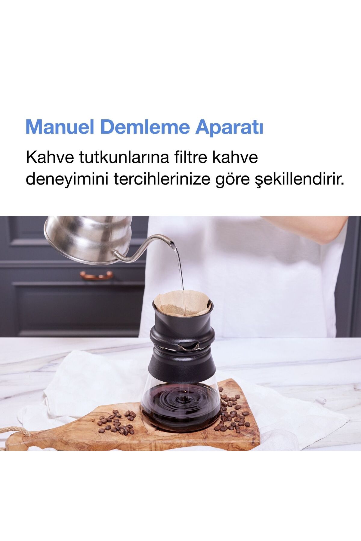 Aroma Gourmet Filtre Kahve Makinesi Silver 7