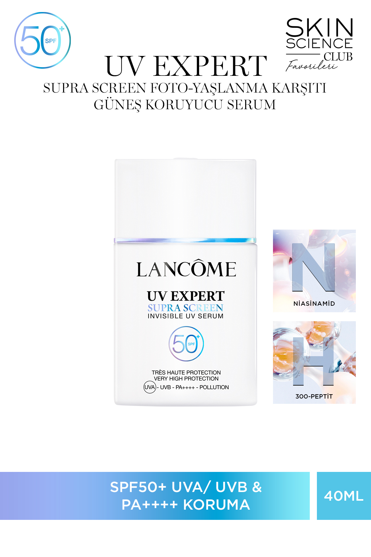 Lancome Uv Expert Supra Screen Güneş Koruyucu Nemlendirici Yüz