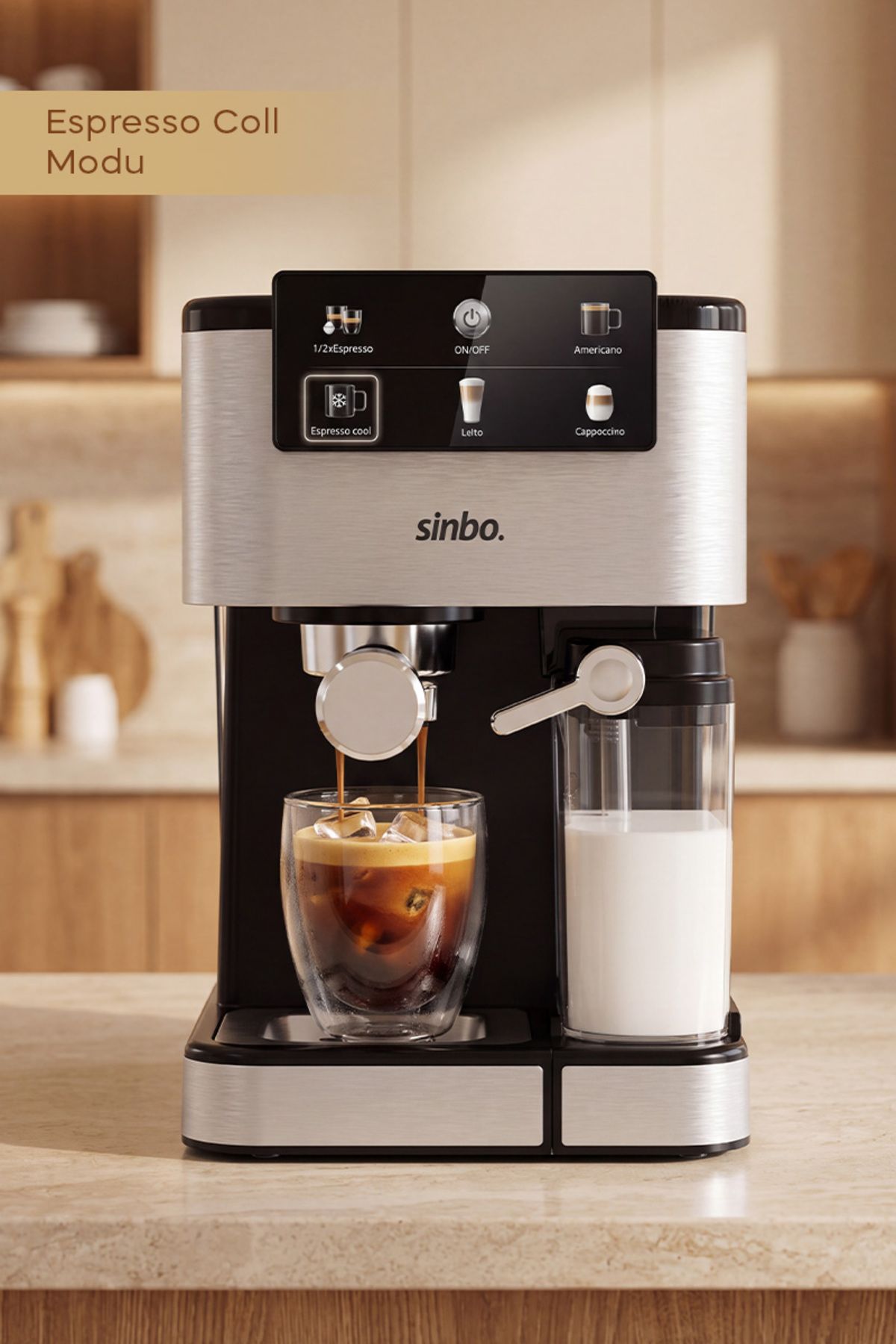 Scm 2995 -Kapsül Kahve Aparatlı Inox Espresso Makinesi 9