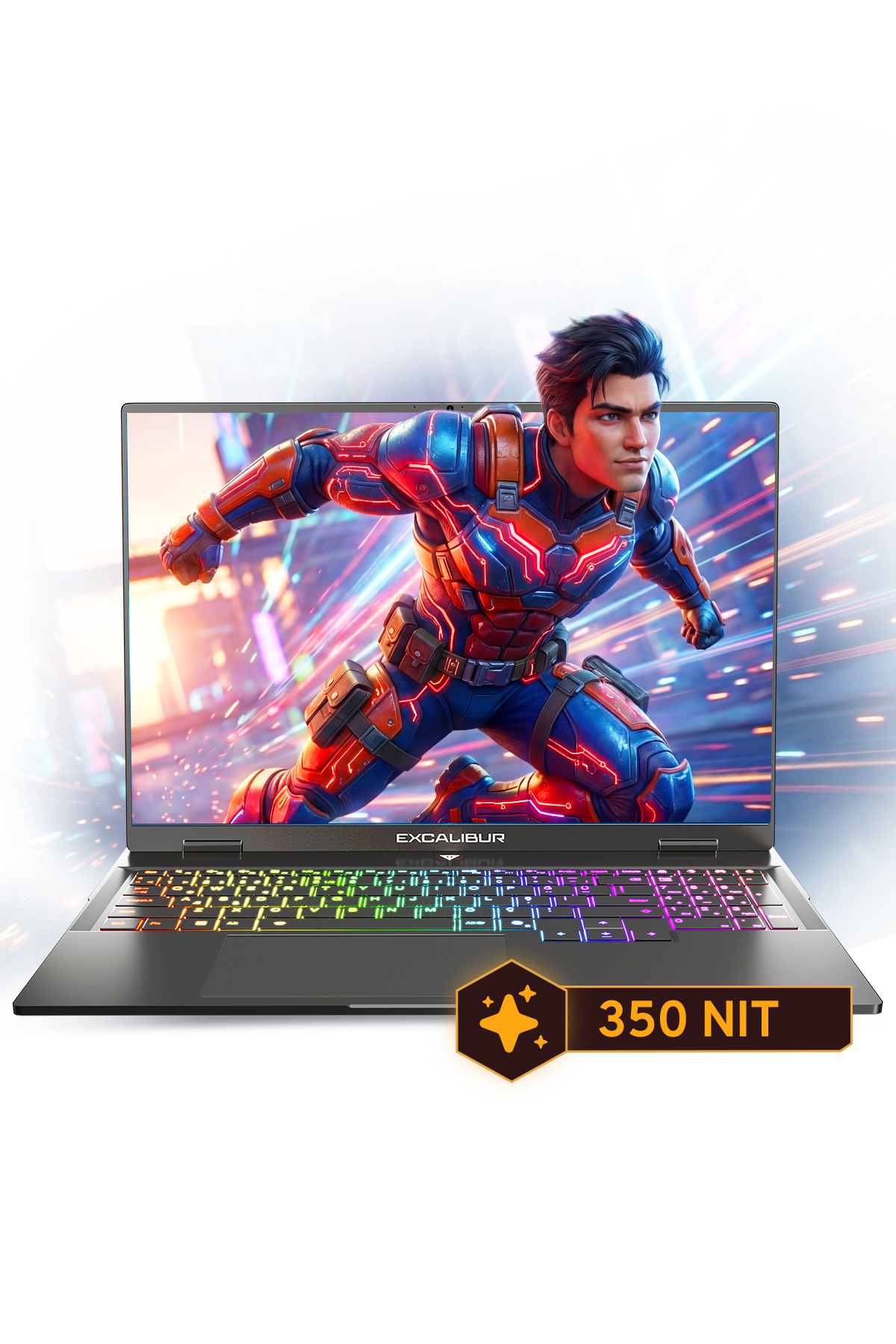 Excalibur G915 AI Intel Core Ultra 7-356H 16GB 500GB RTX5060 165HZ 16" W11H Gaming Laptop G915.356H-BV60A-C 3