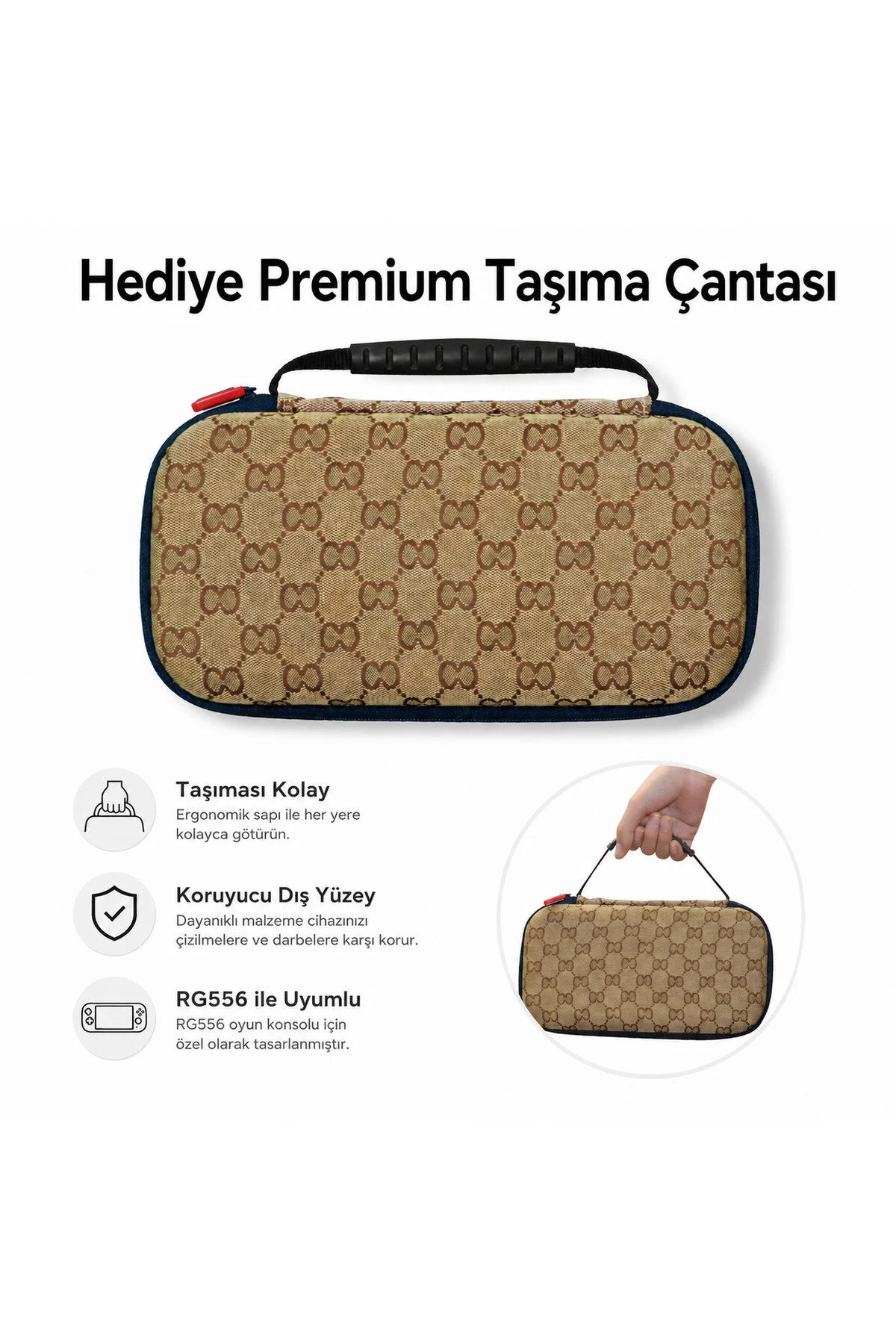RG556 Retro El Oyun Konsolu 5.48 inç AMOLED Ekran, Kablosuz Taşınabilir Oyun Cihazı 6