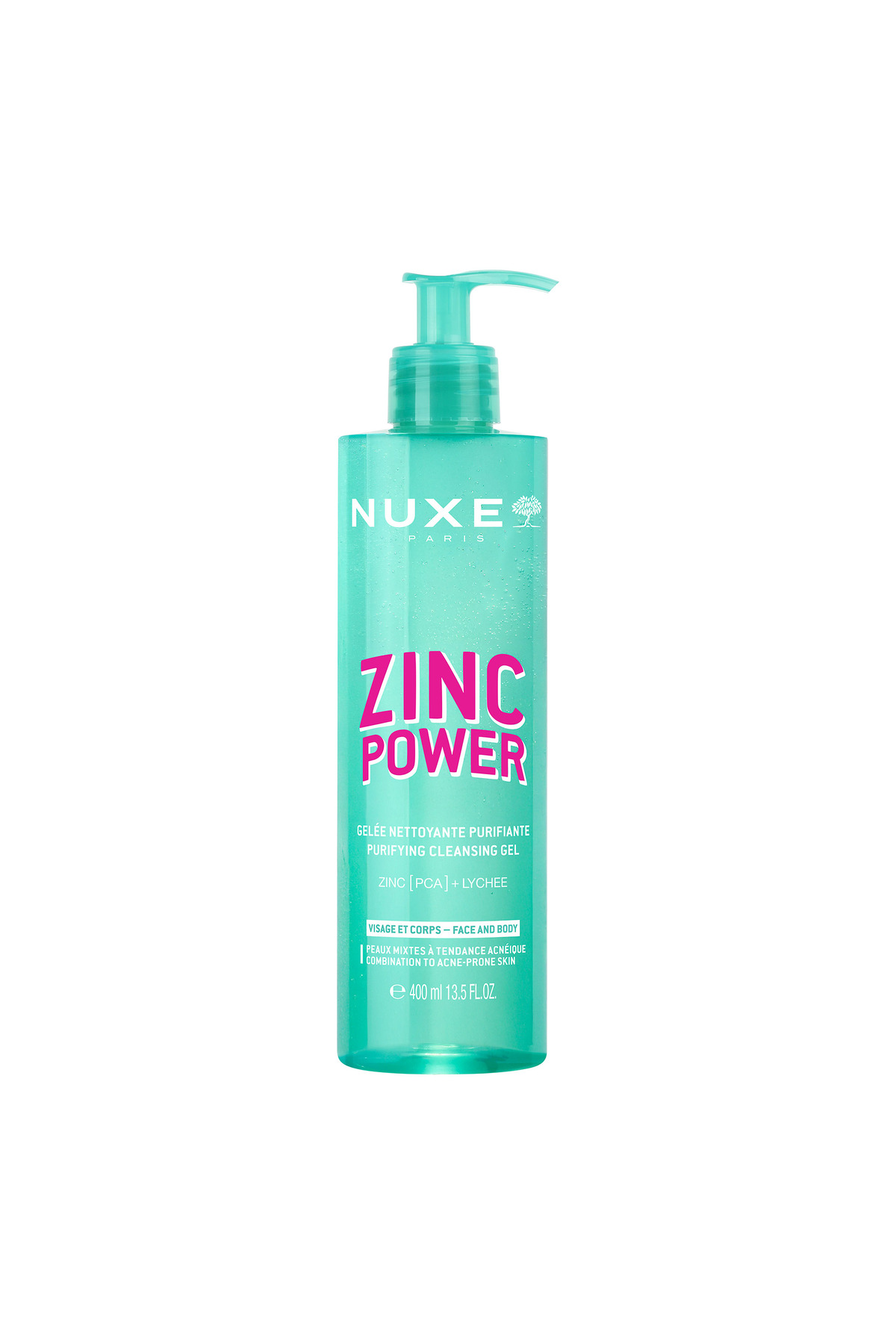 Zinc Power Yağlı ve Akneye Eğilimli Ciltler İçin Arındırıcı Temizleme Jeli 400 ML — 3264680047633 — تصویر 4 از 4